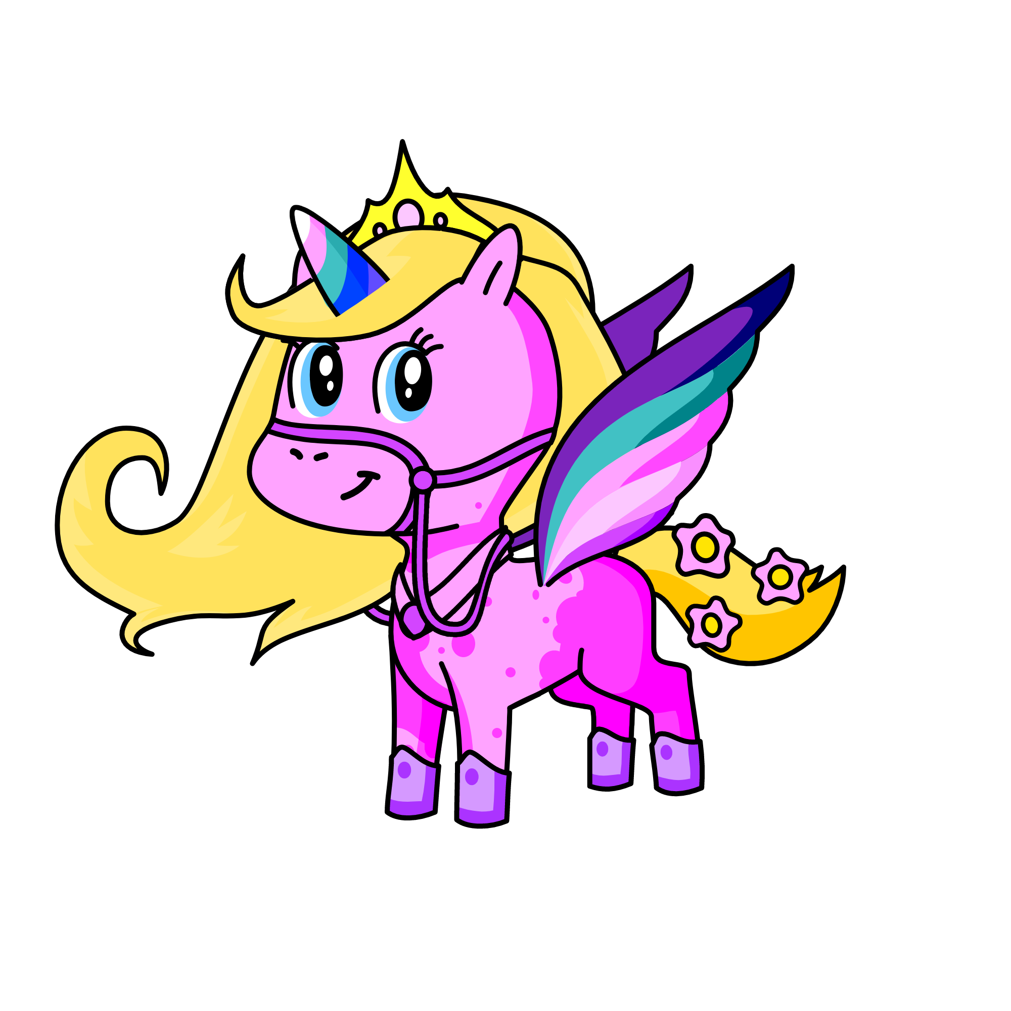 pinky, the unicorn