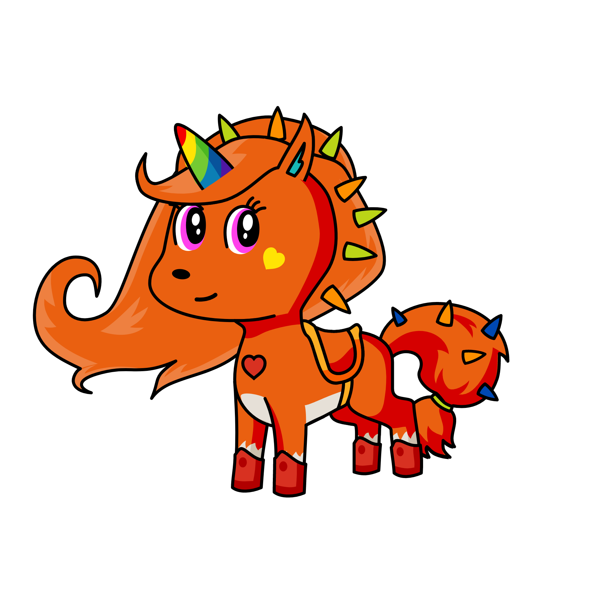 الملكة, the unicorn