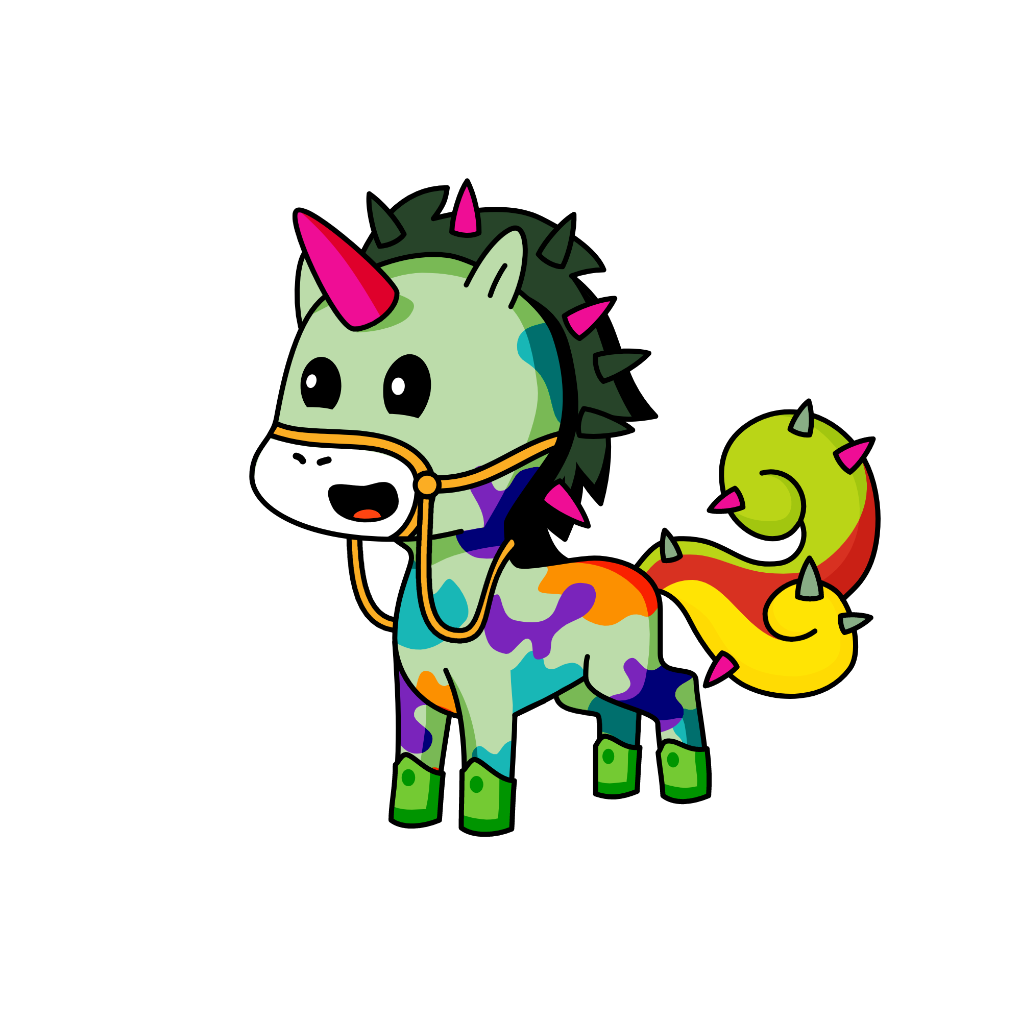 greeny, the unicorn