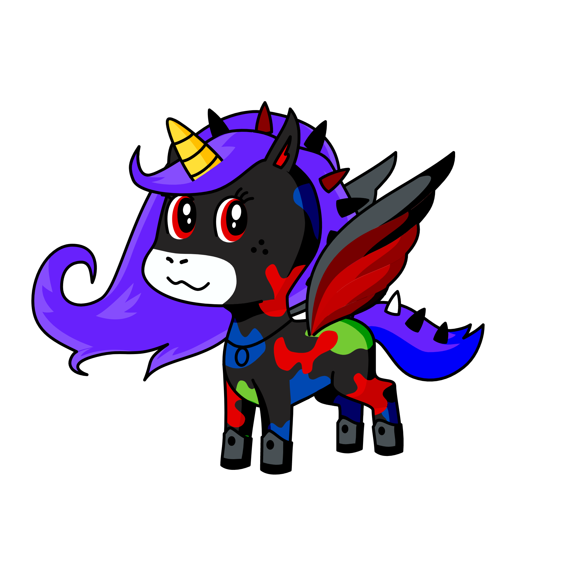 Blood, the unicorn