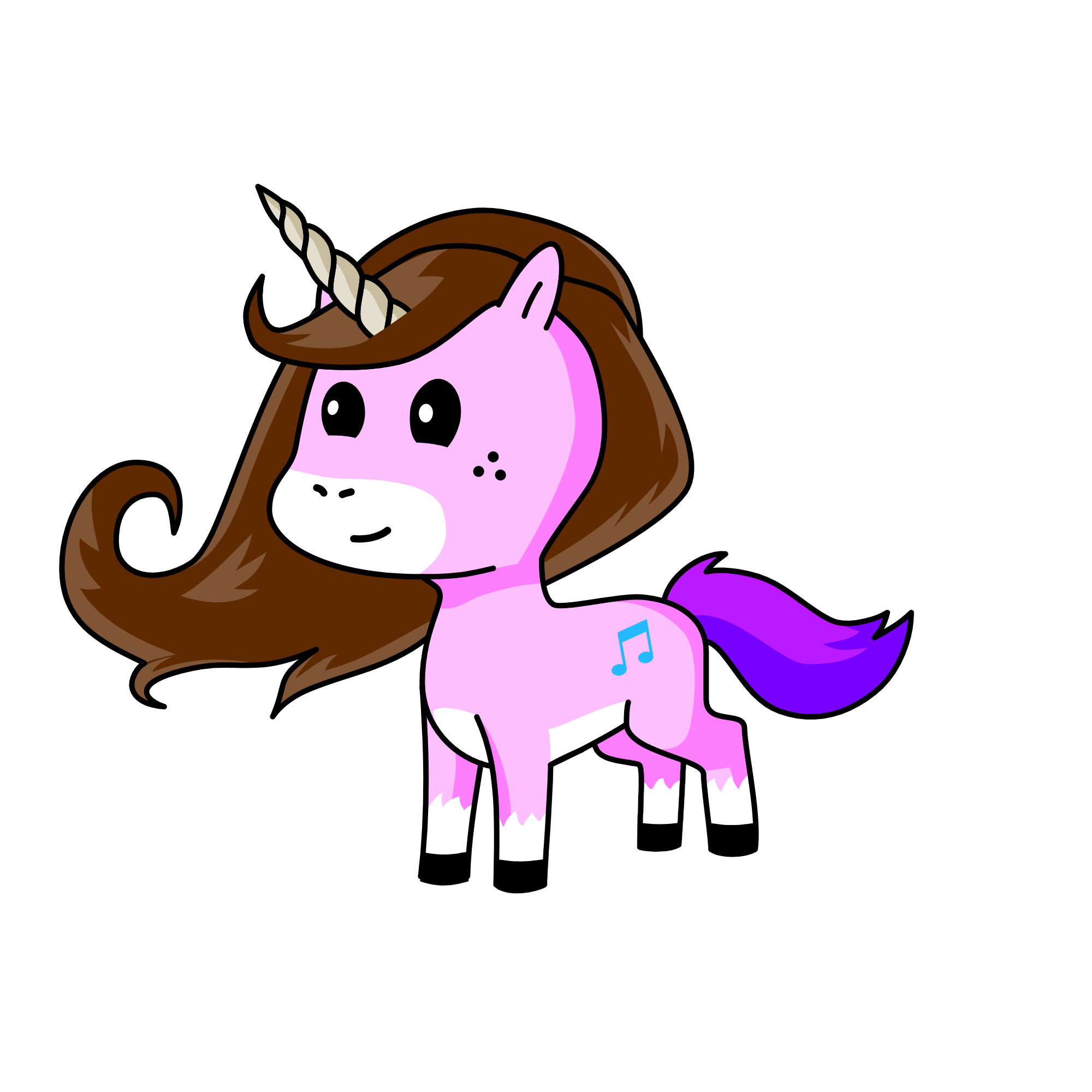 pinky, the unicorn