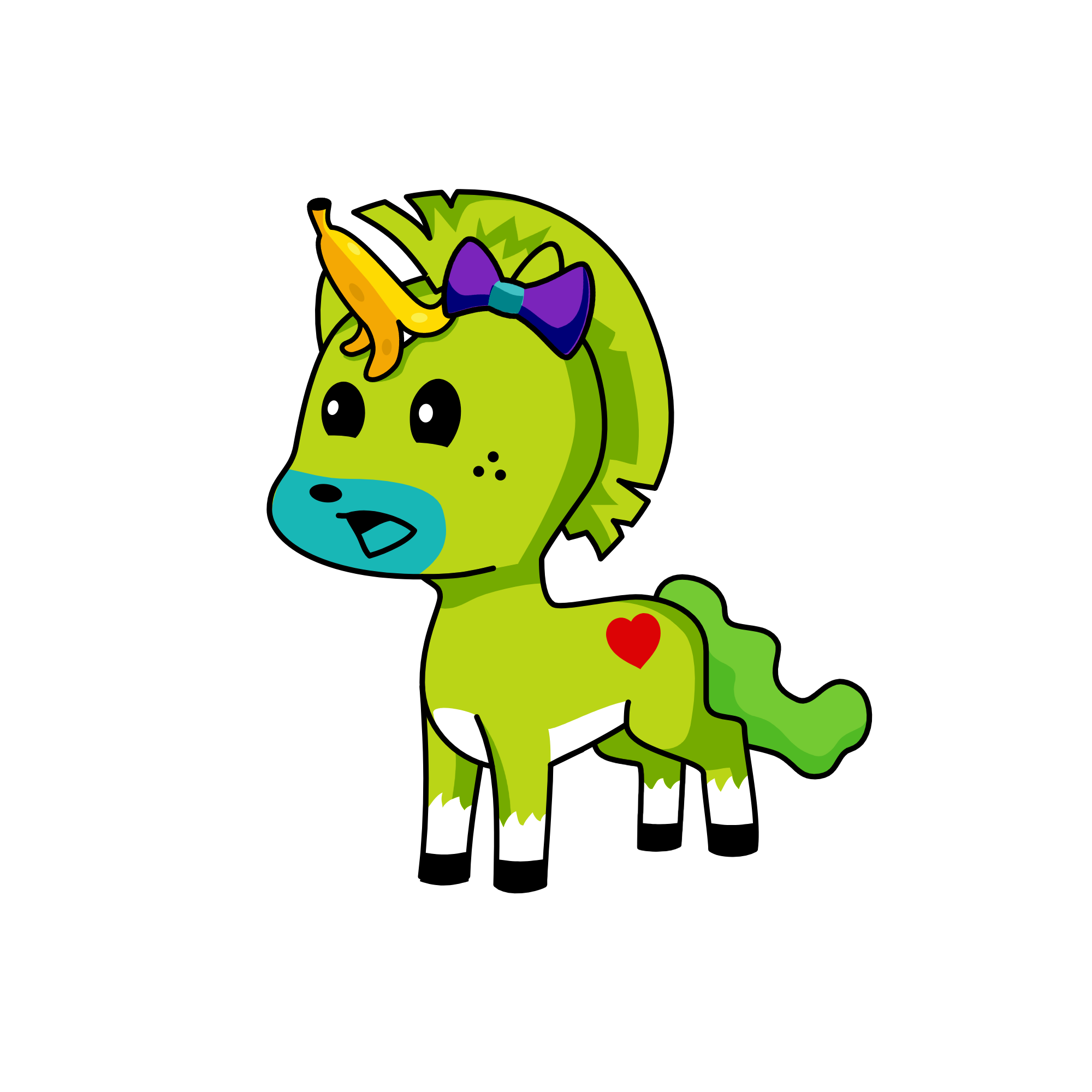rose, the unicorn