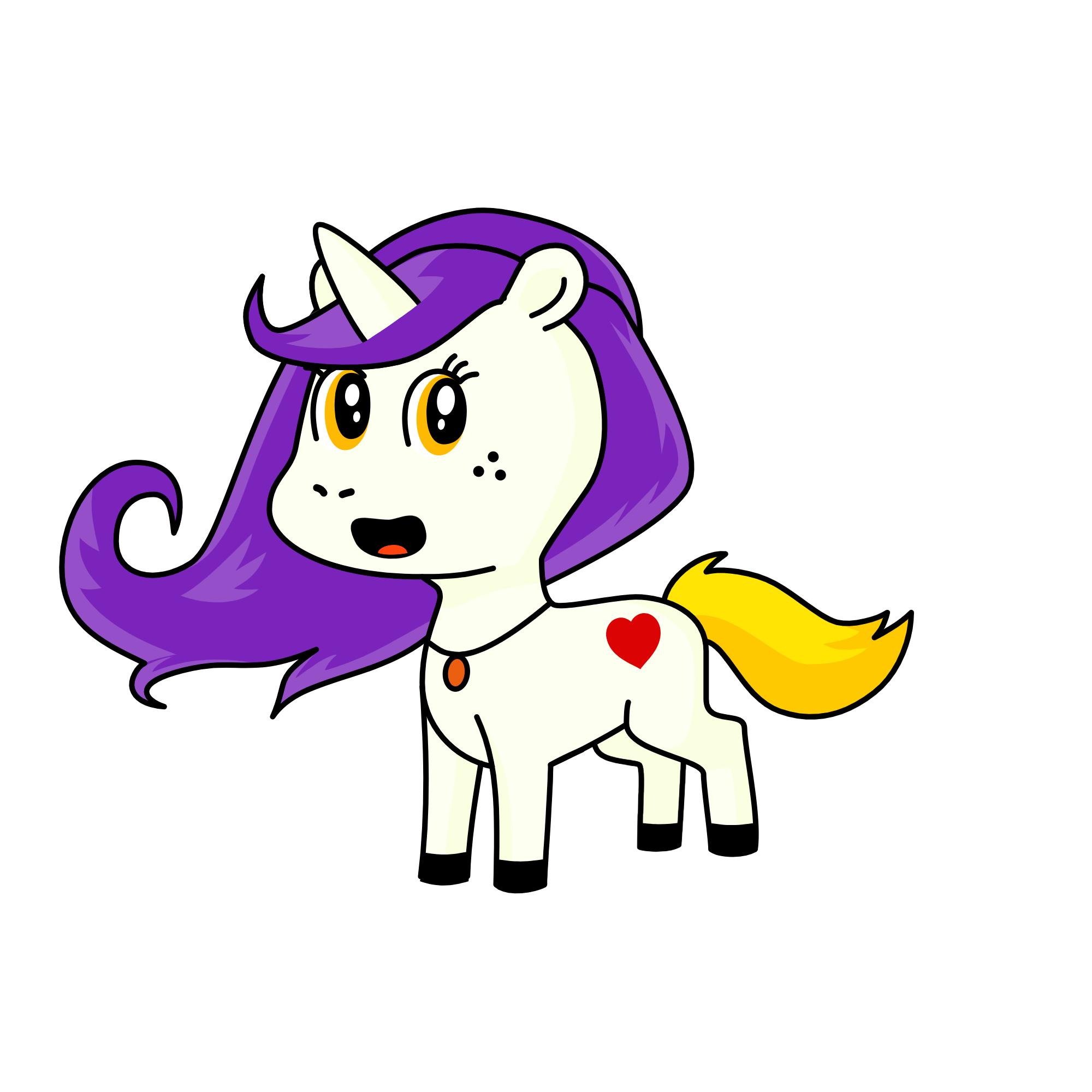 Riley, the unicorn