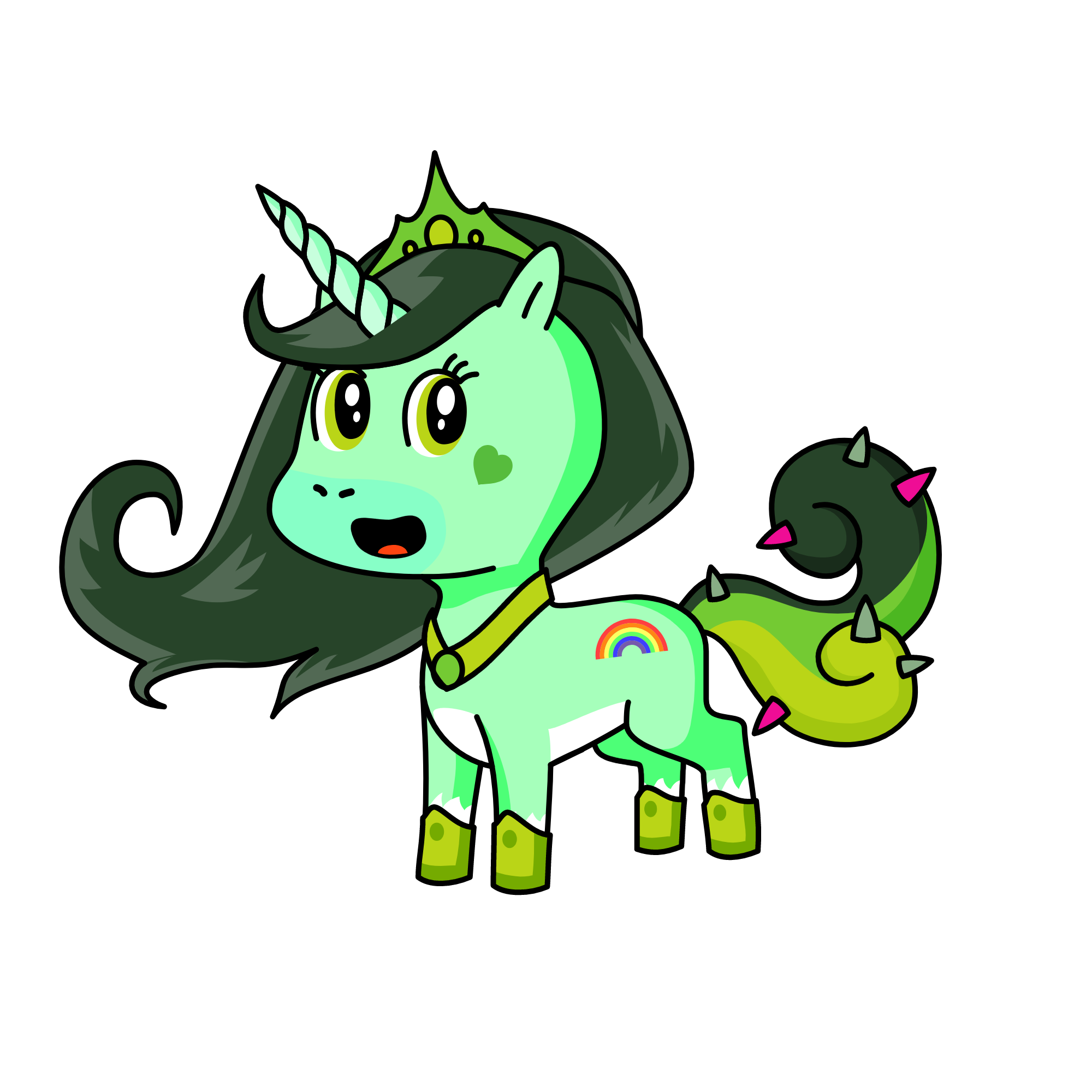 Emarald, the unicorn