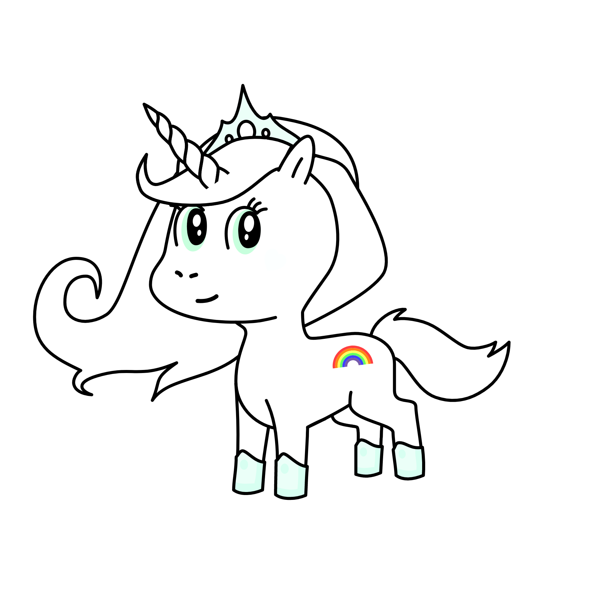 crystal, the unicorn