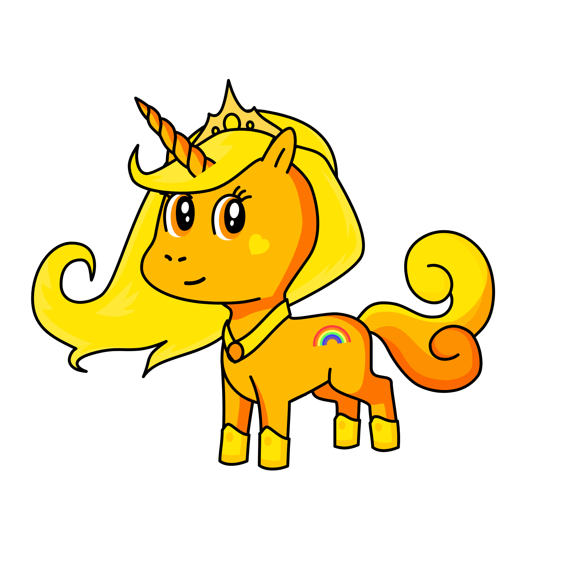 Goldie, the unicorn