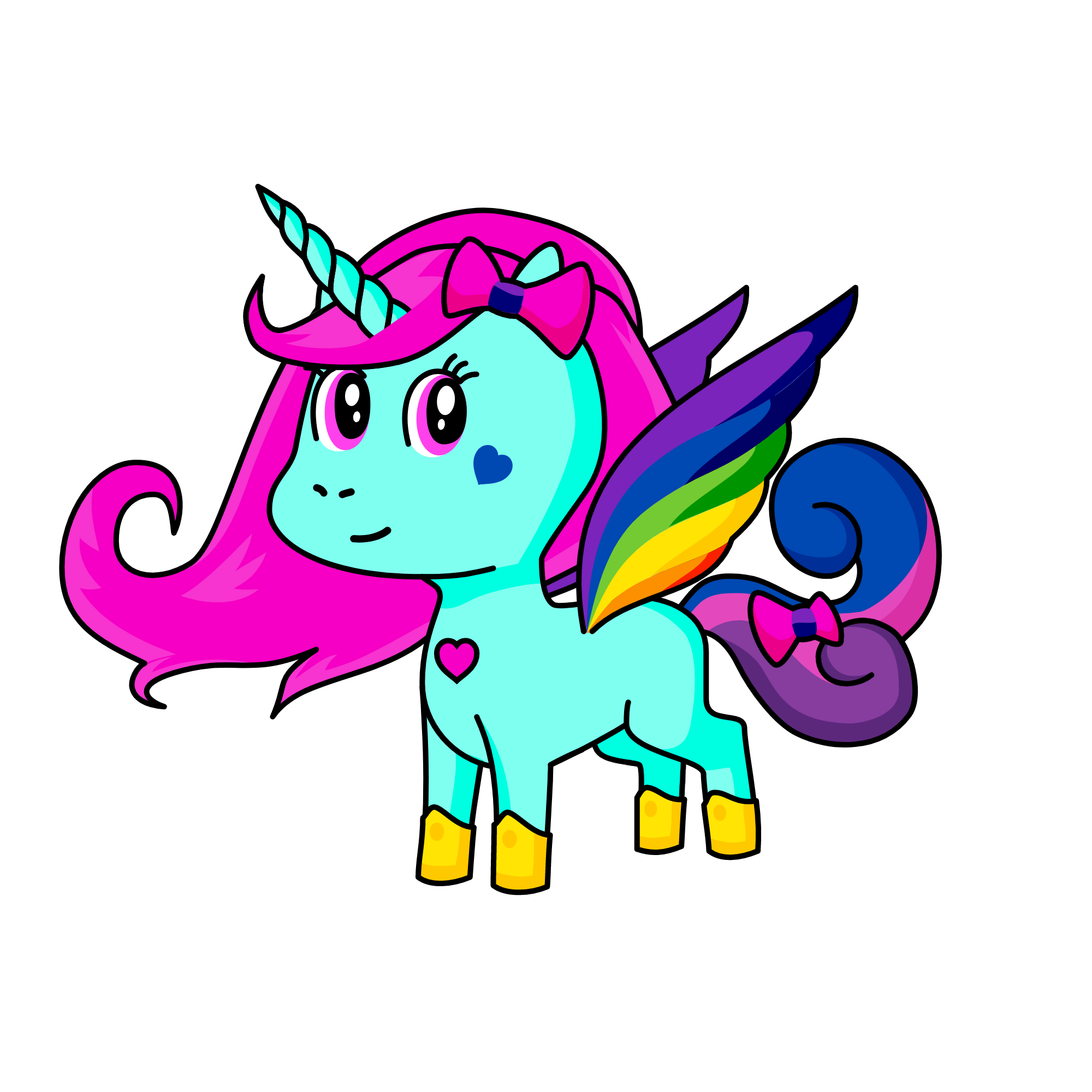Princess Amelia, the unicorn