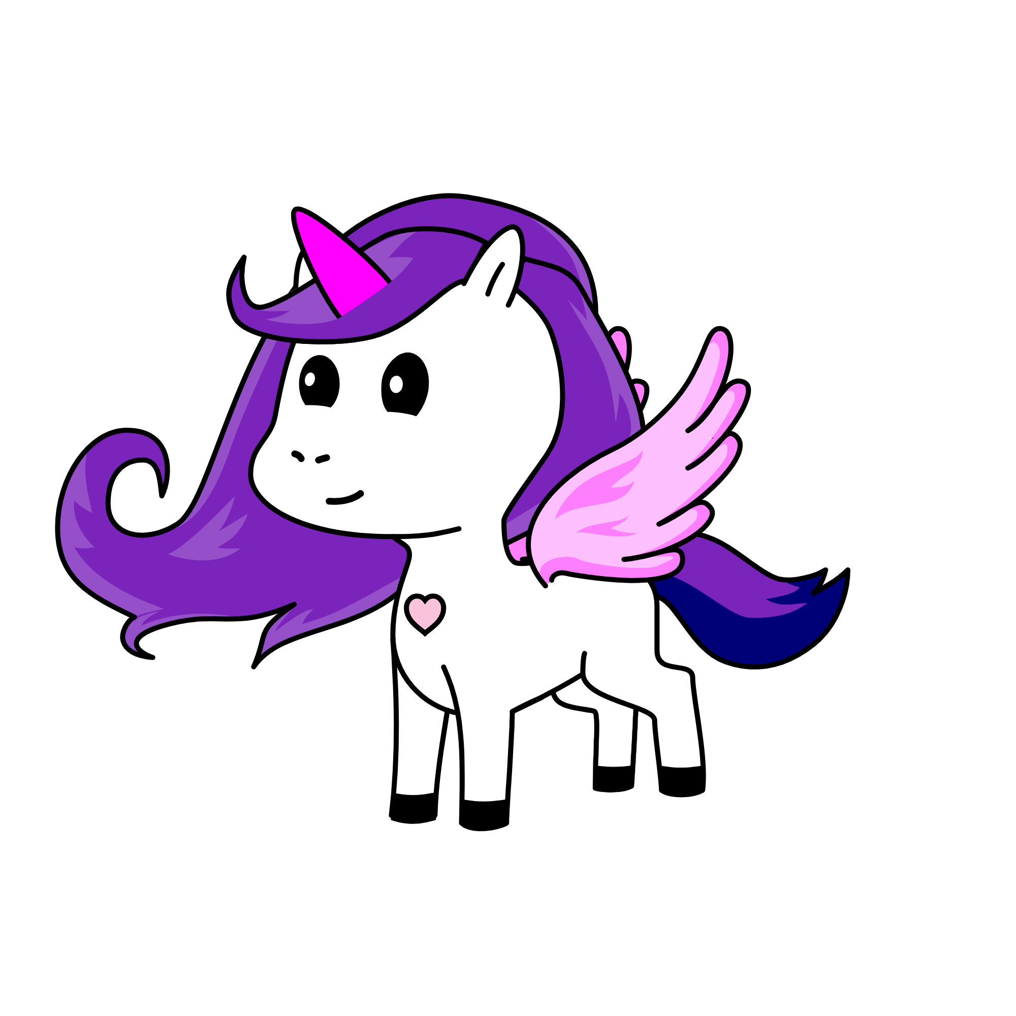 Sombra de la noche, the unicorn