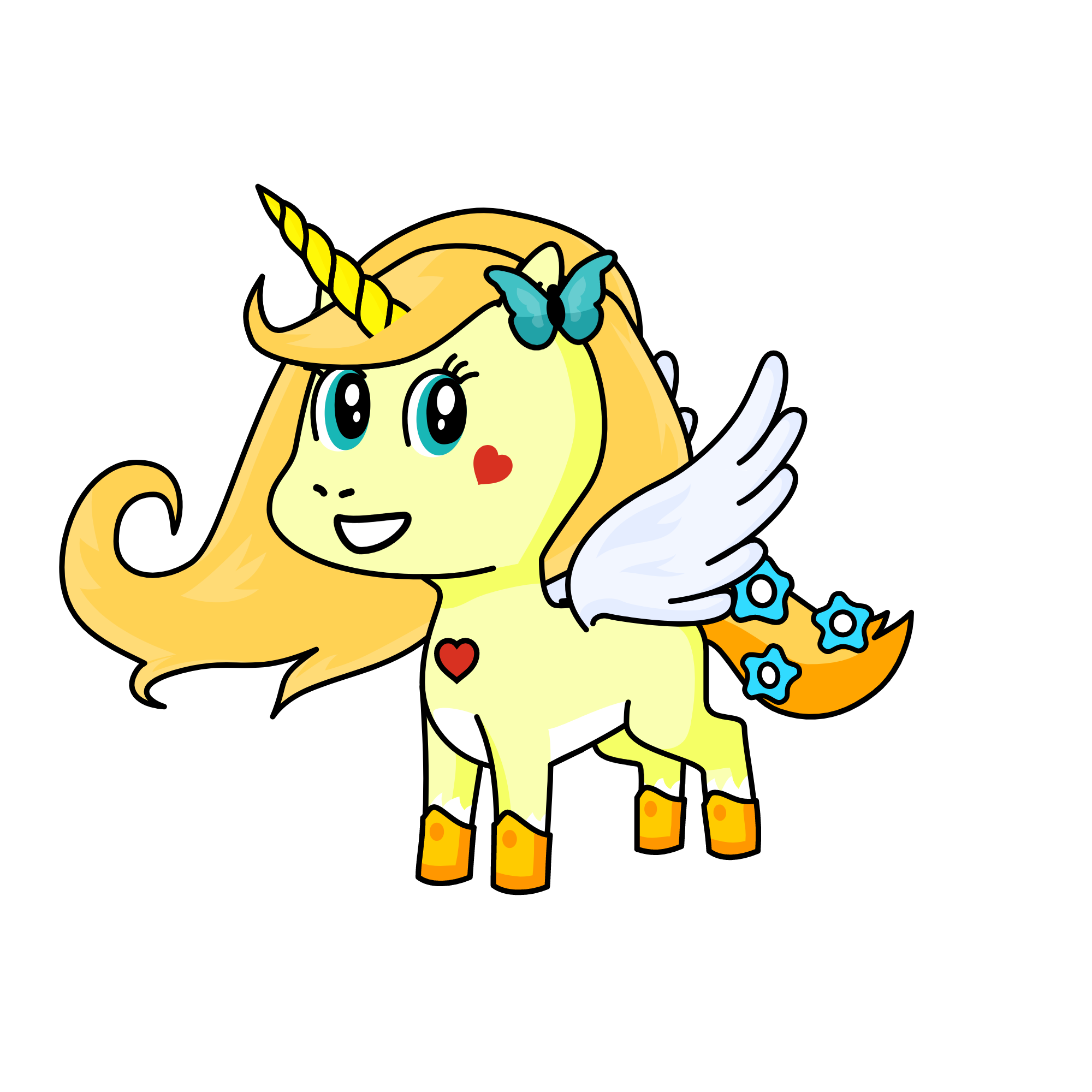 Angel, the unicorn