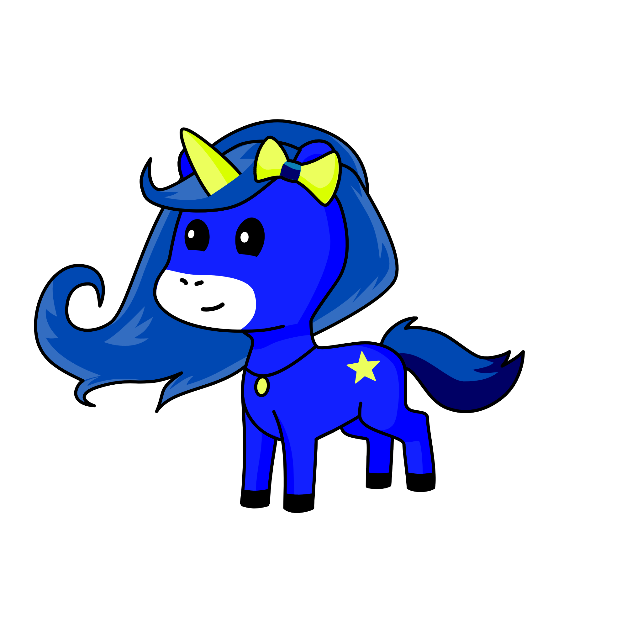 Midnight, the unicorn
