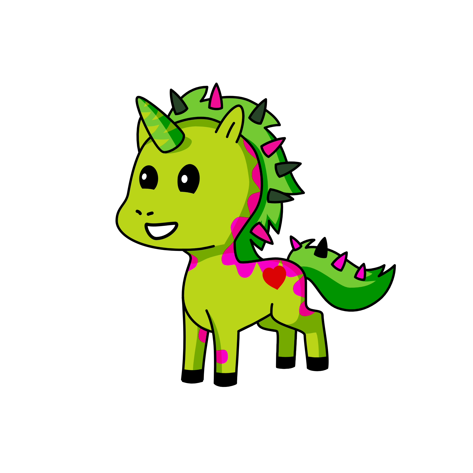 Corny, the unicorn
