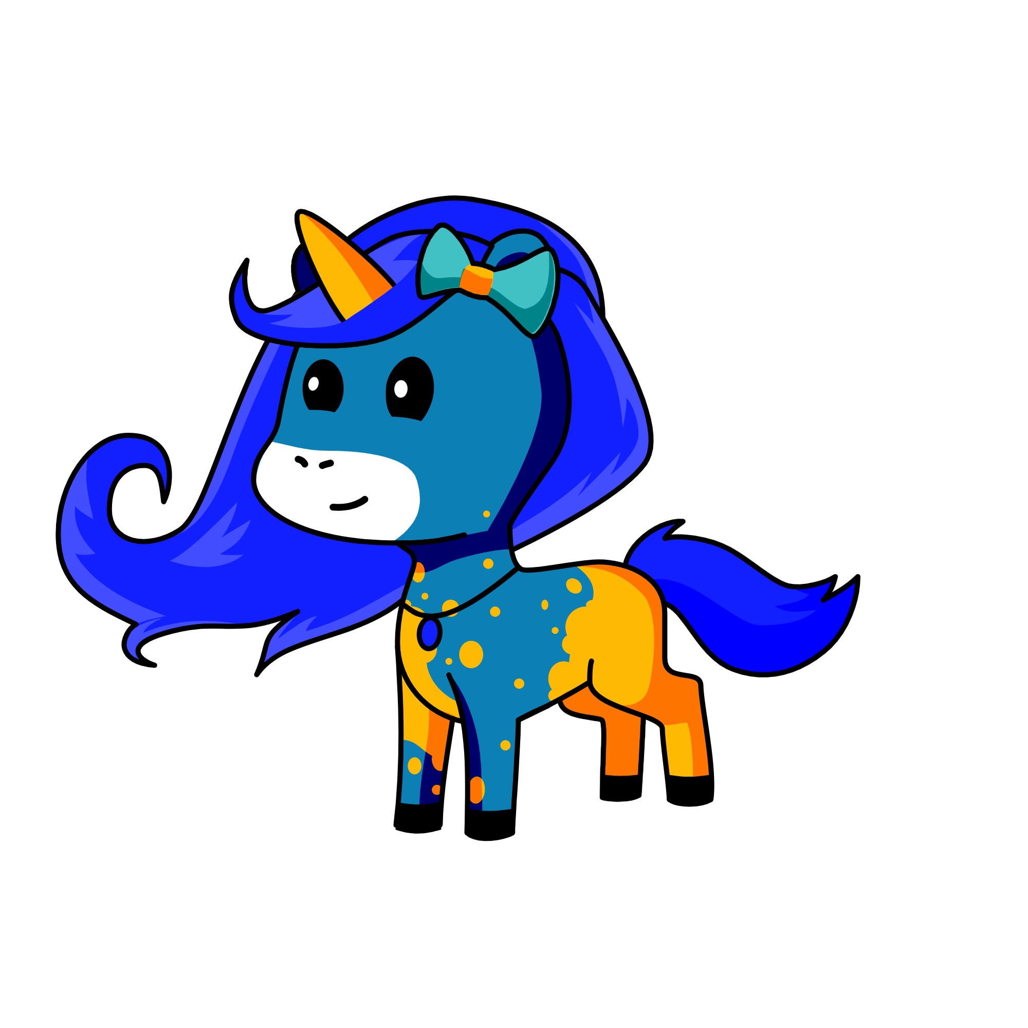 Dusk, the unicorn