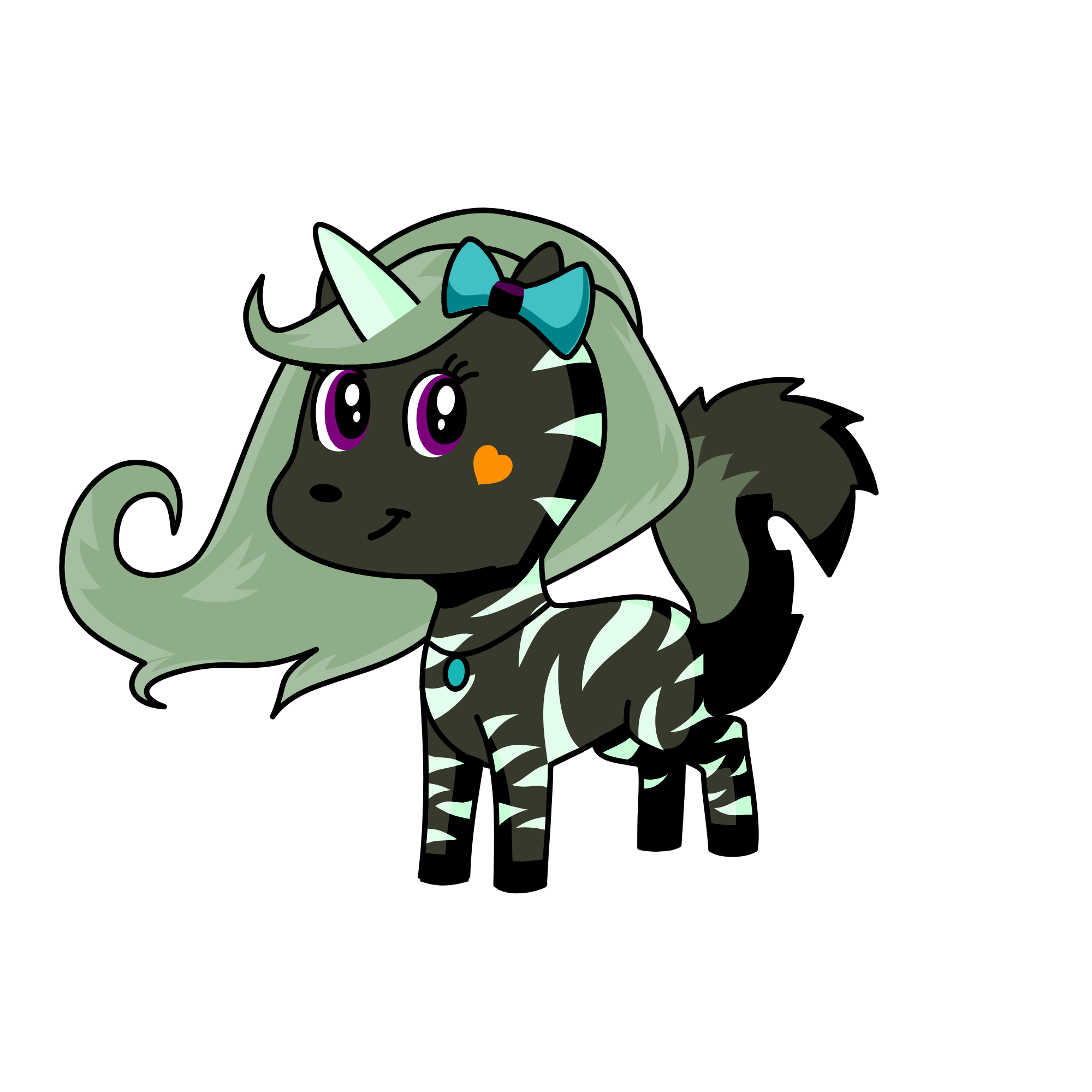 my night wolf, the unicorn