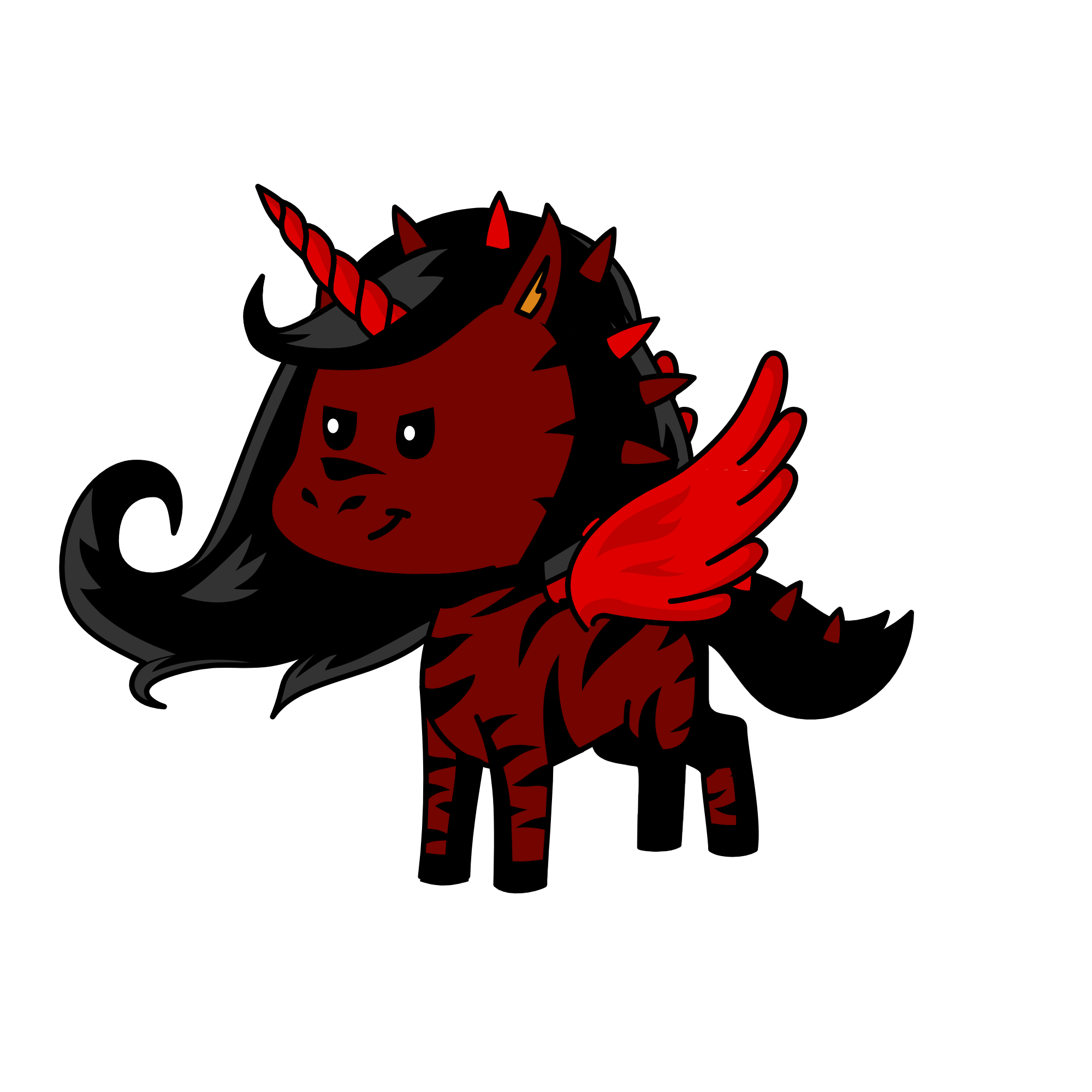 Dying Ember, the unicorn