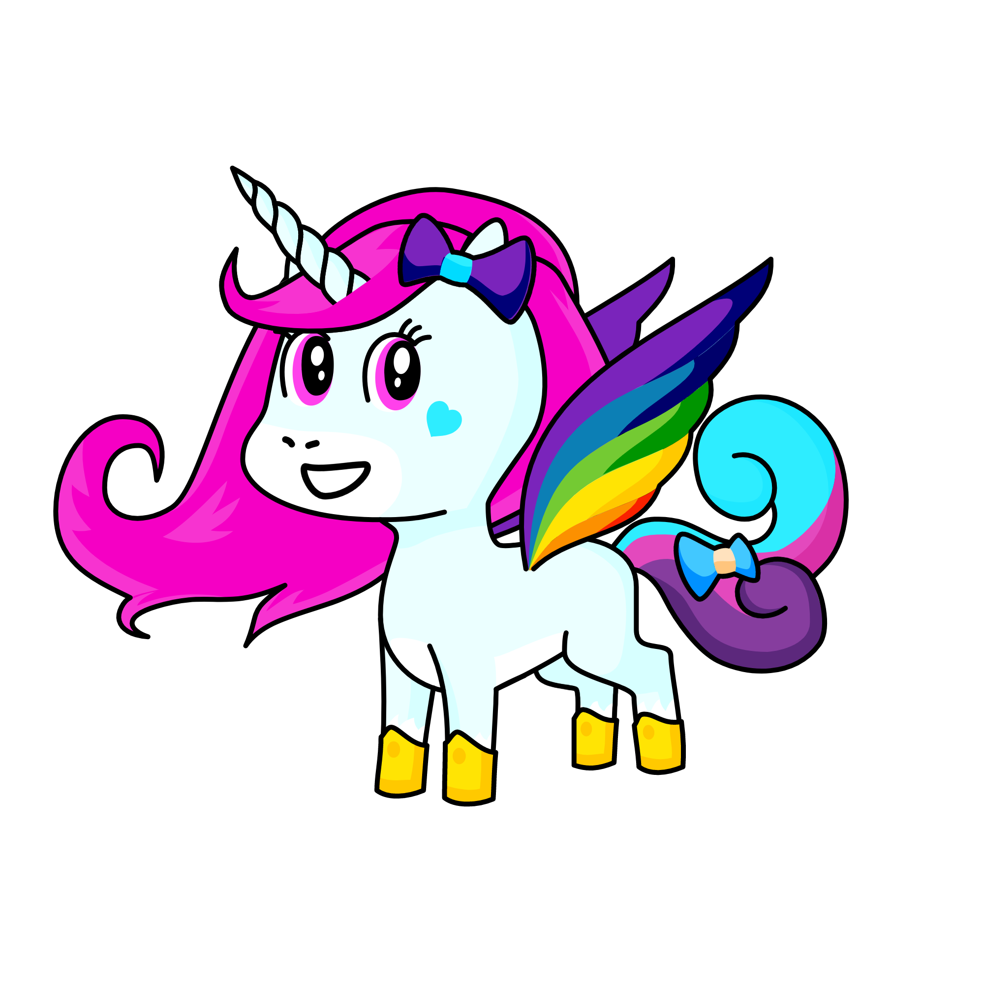 glitter, the unicorn