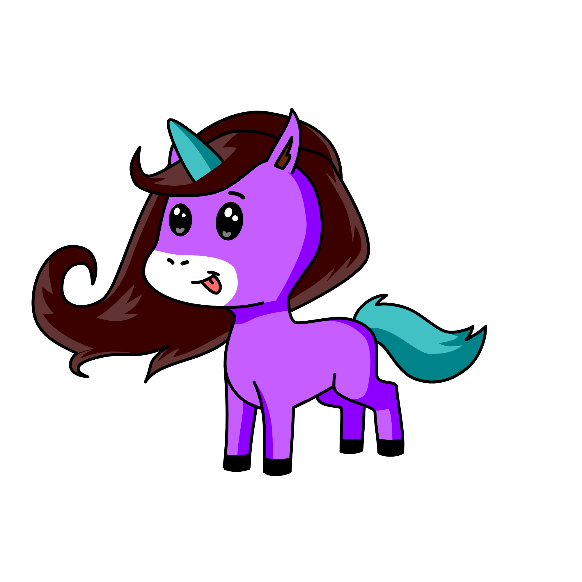 princesse r, the unicorn