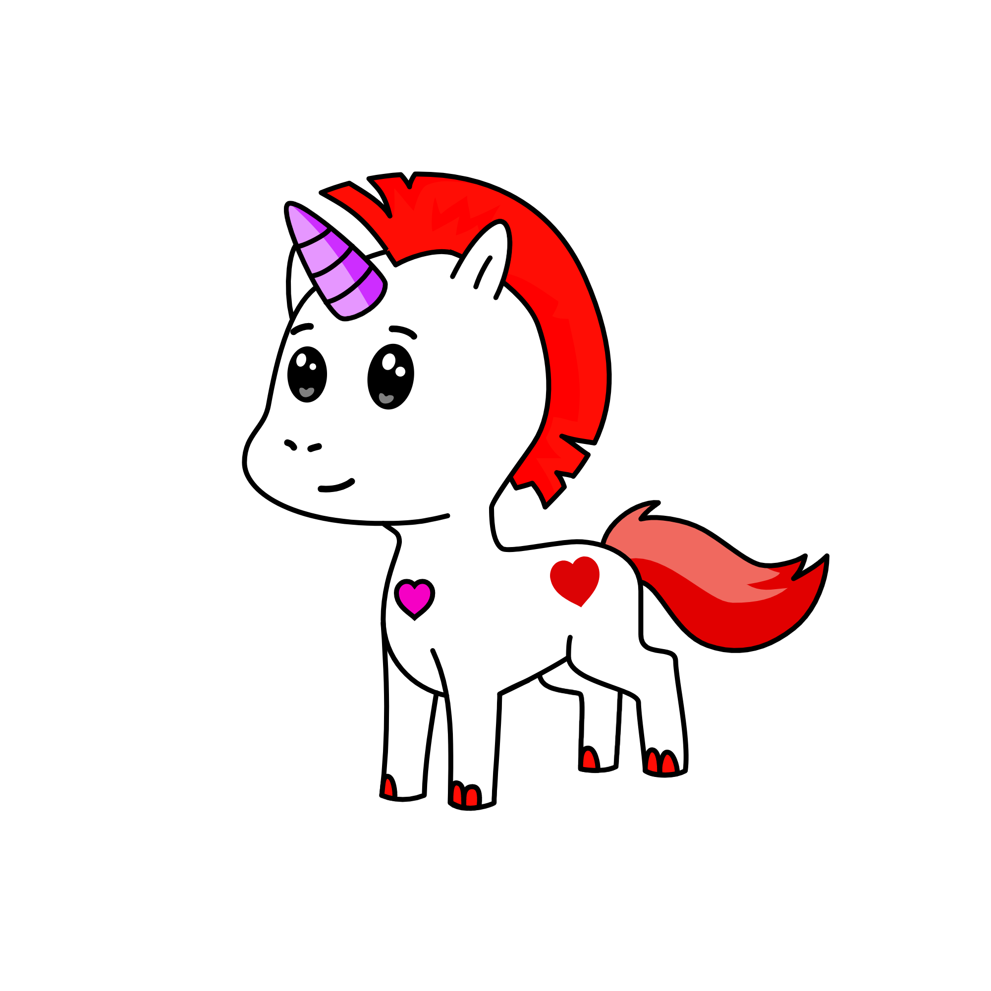 Valentino Valentine, the unicorn