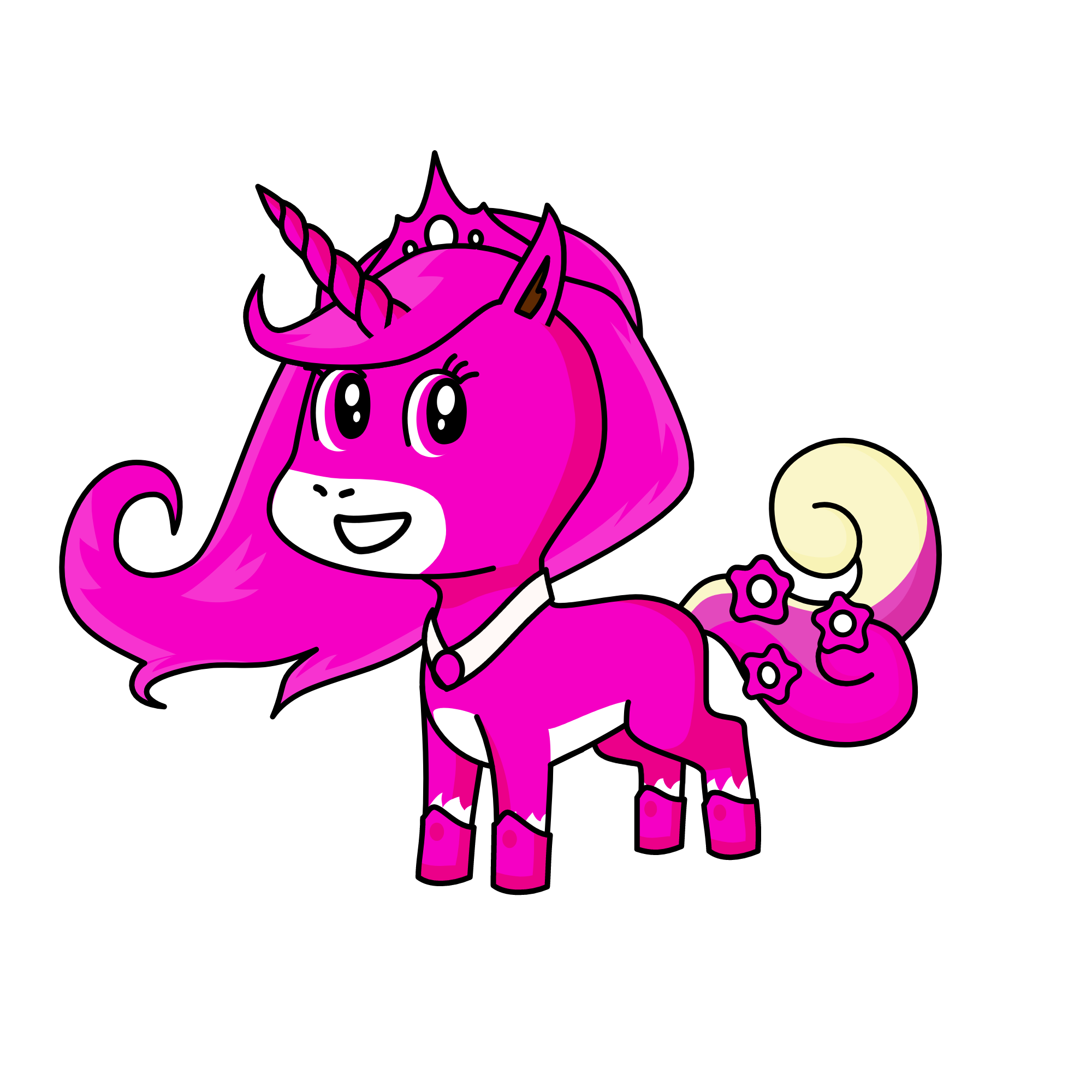 Pinkicorn, the unicorn