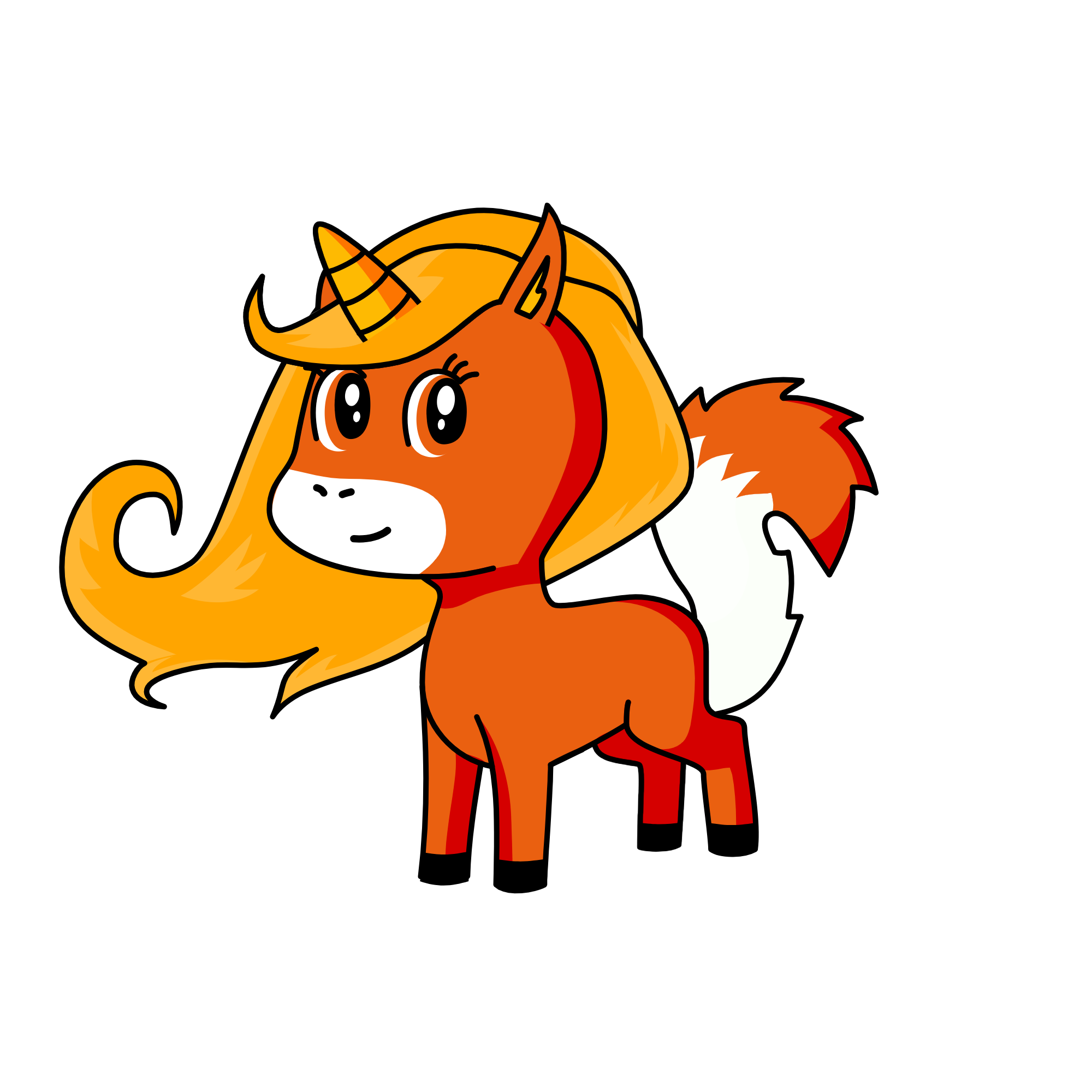 Sarah Foxy, the unicorn