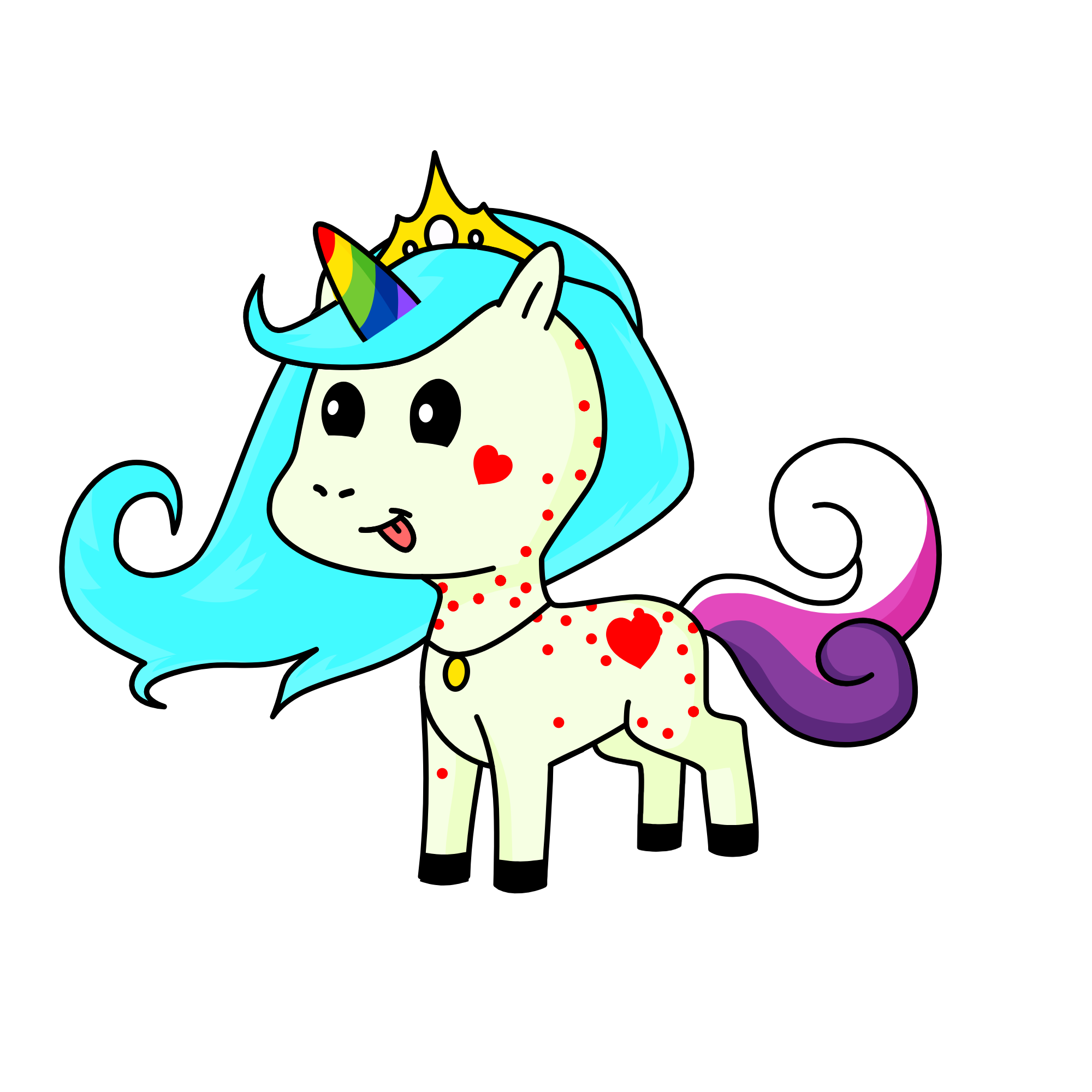Queen of the Sky, the unicorn