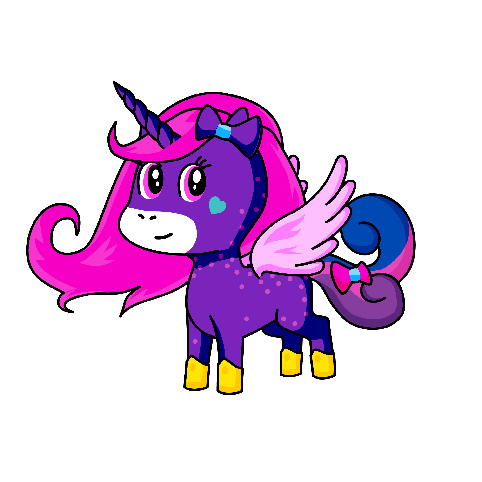 Candy, the unicorn