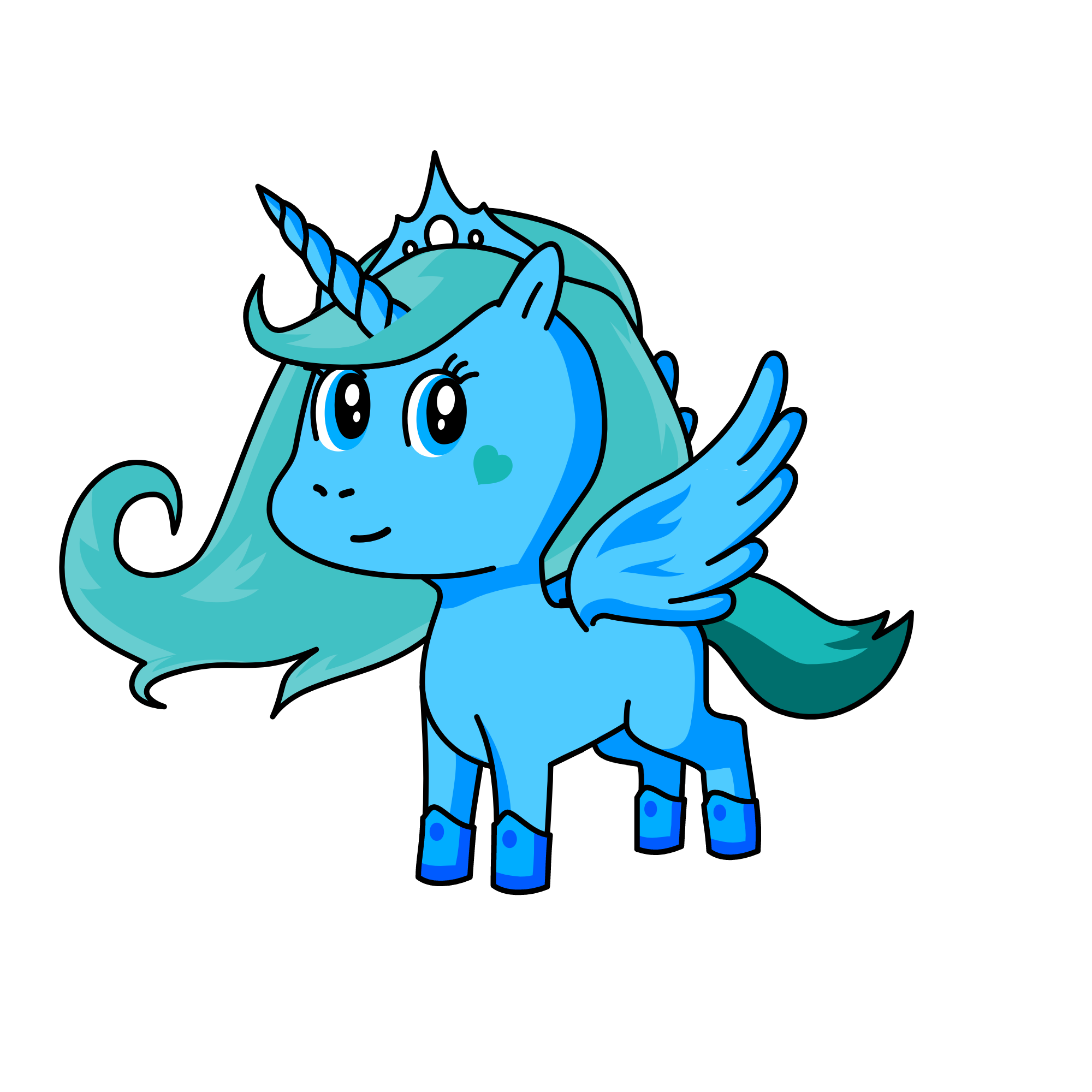 Queen Of Sky, the unicorn