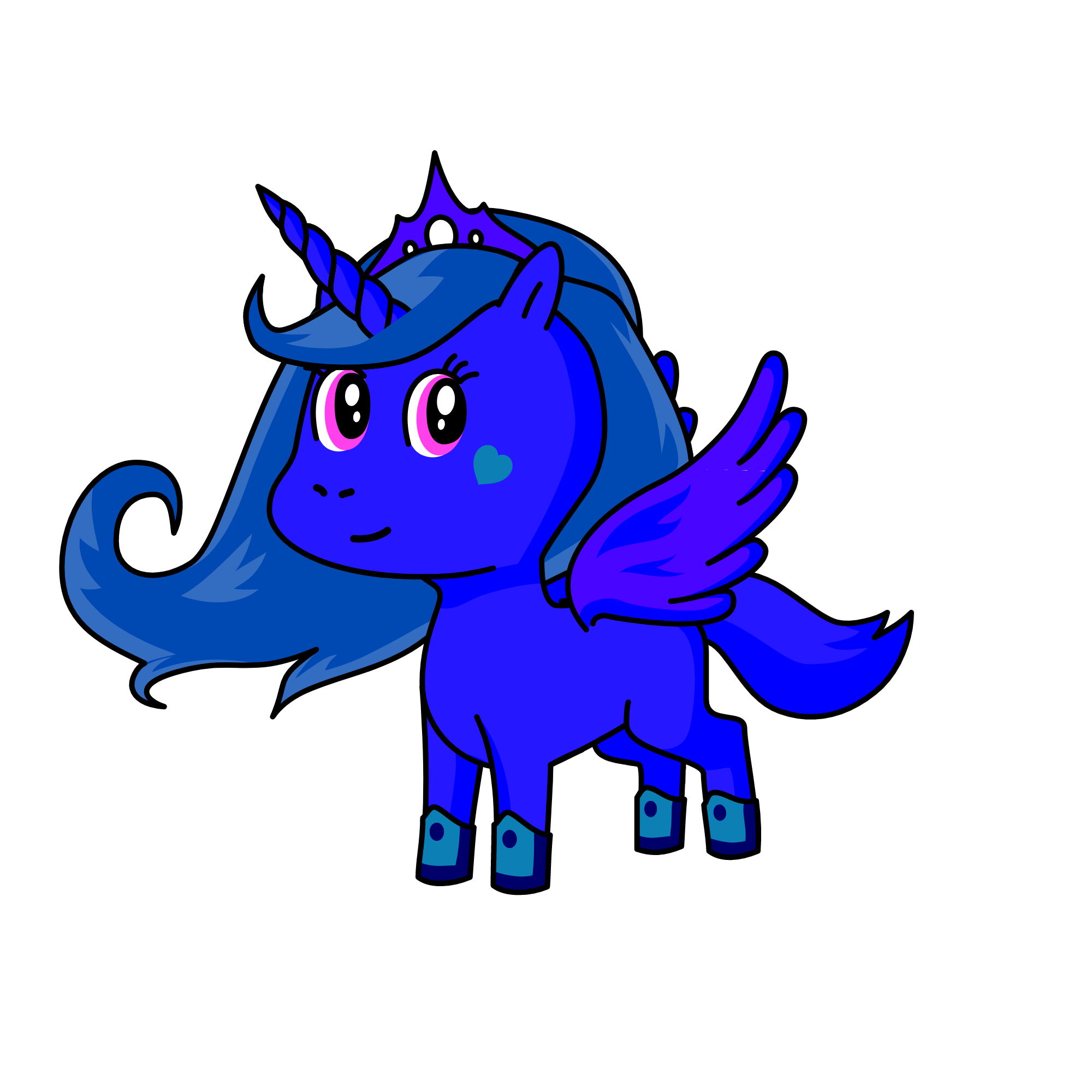 Queen of rain, the unicorn
