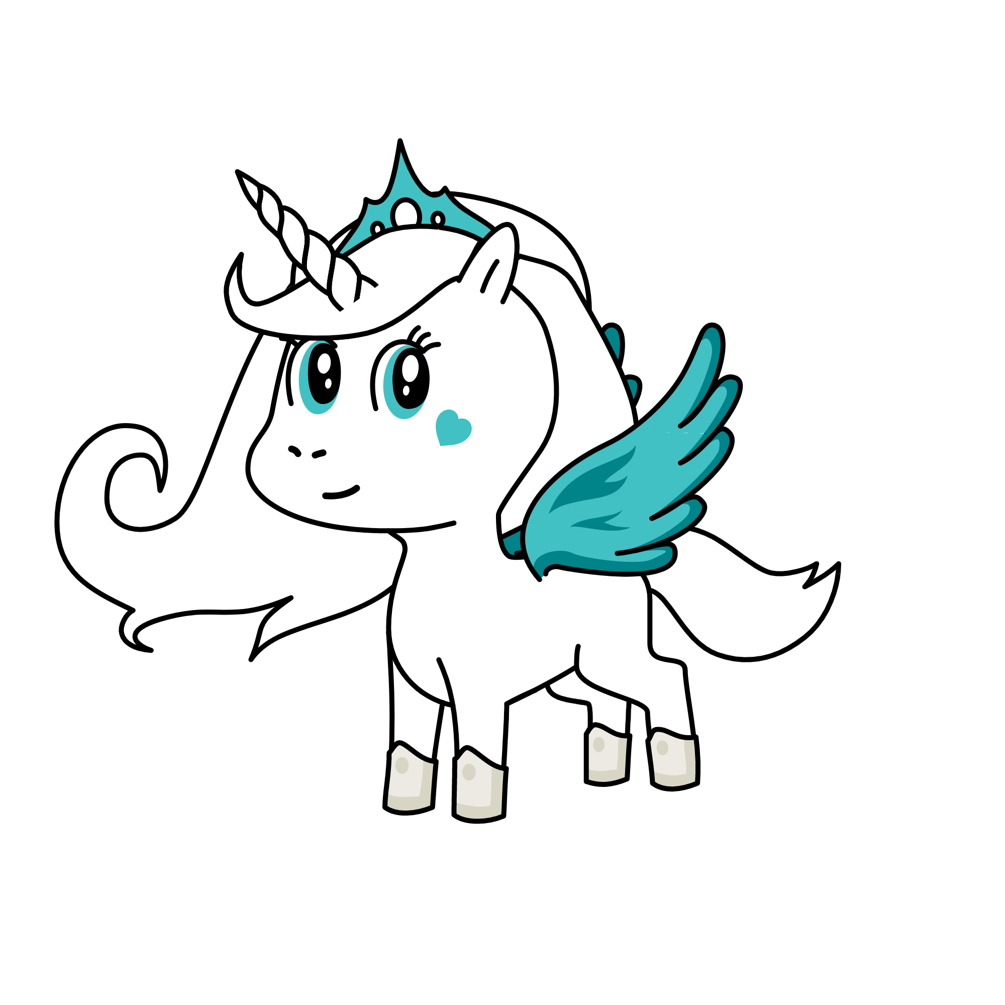 Queen Of Snow, the unicorn