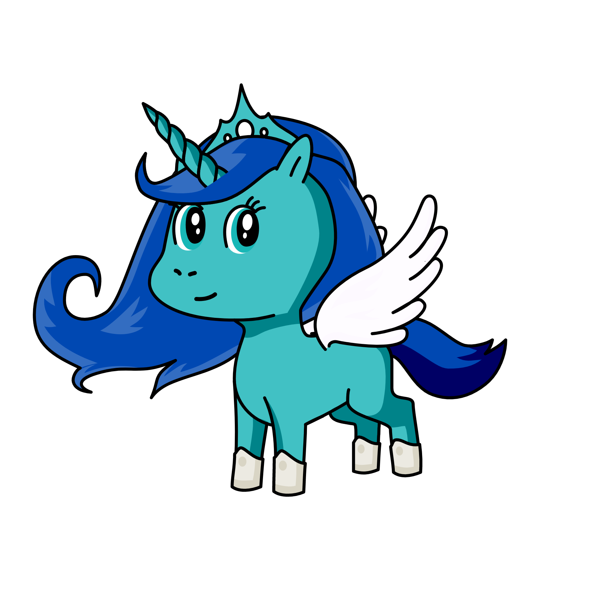 Queen Of ice, the unicorn
