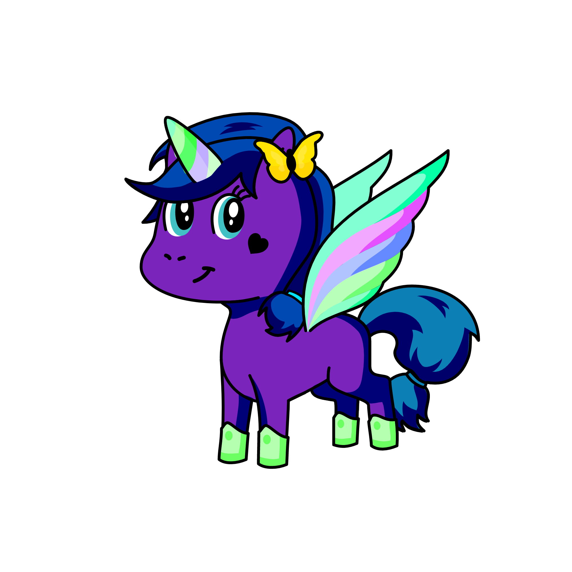 she is lost, the unicorn