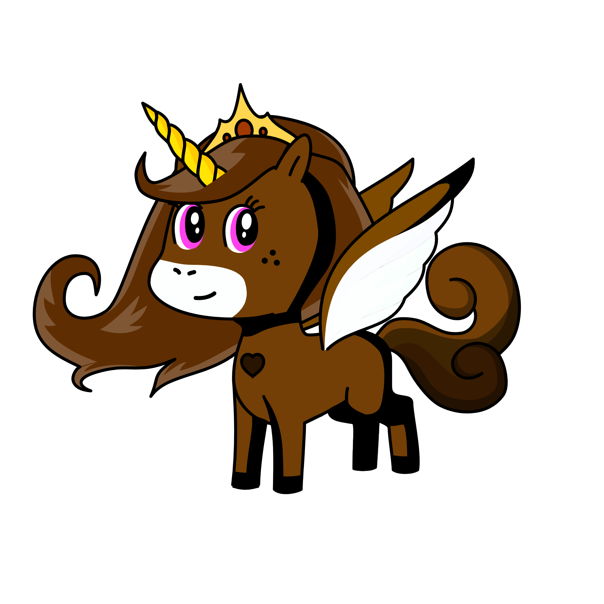 Browni, the unicorn
