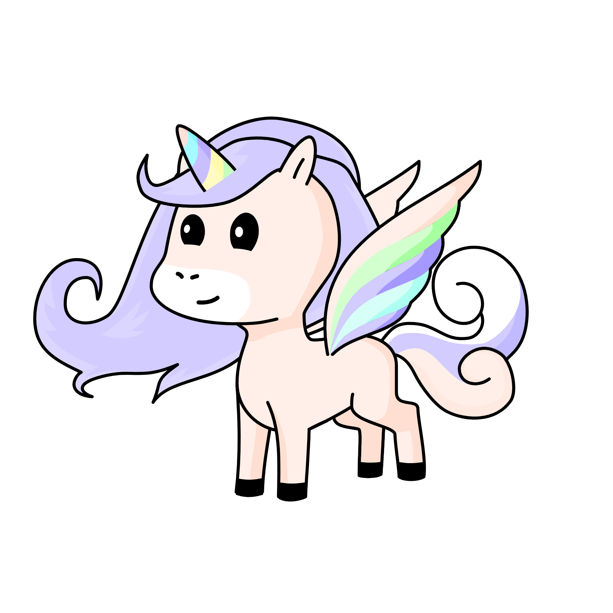 pastel, the unicorn