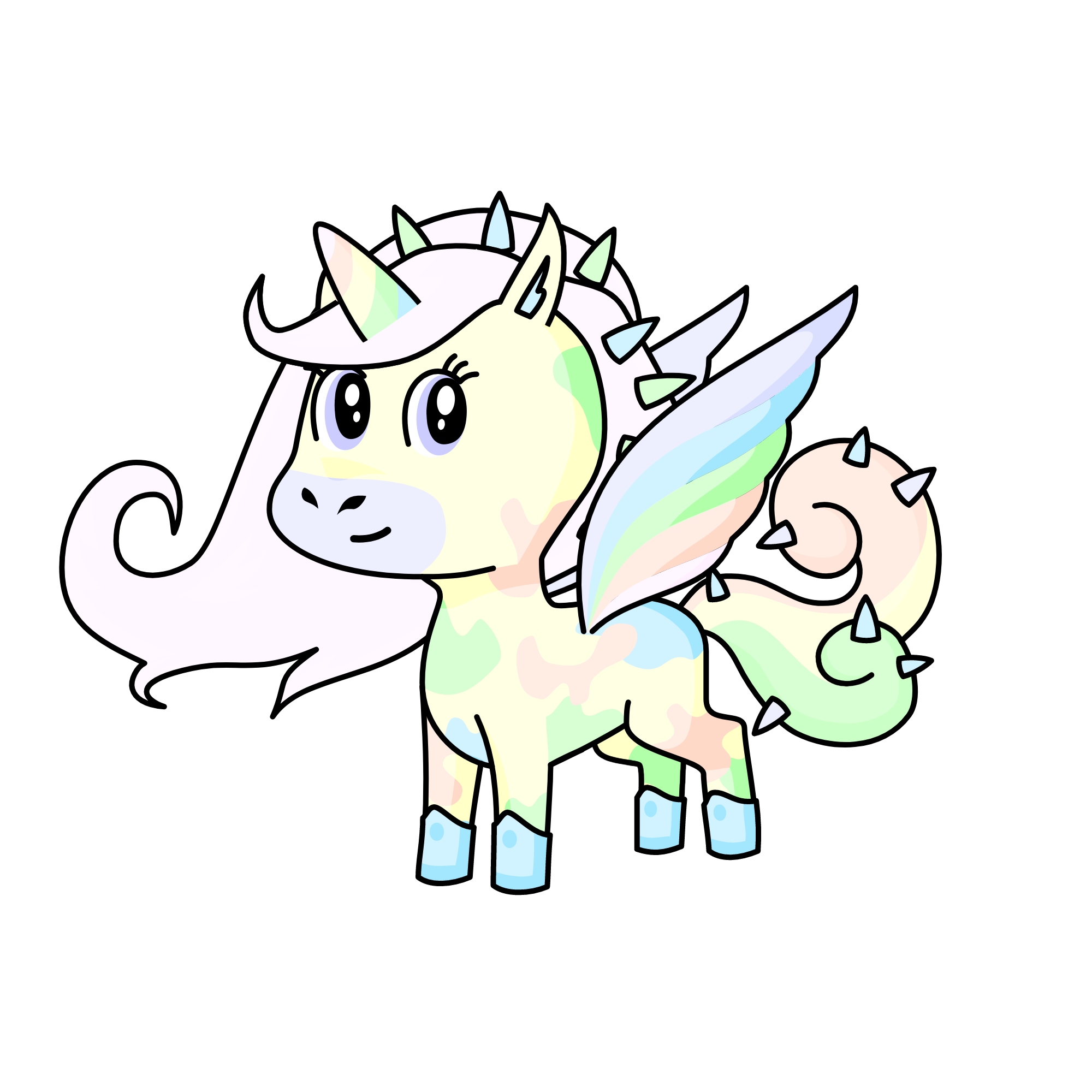Moonbow, the unicorn