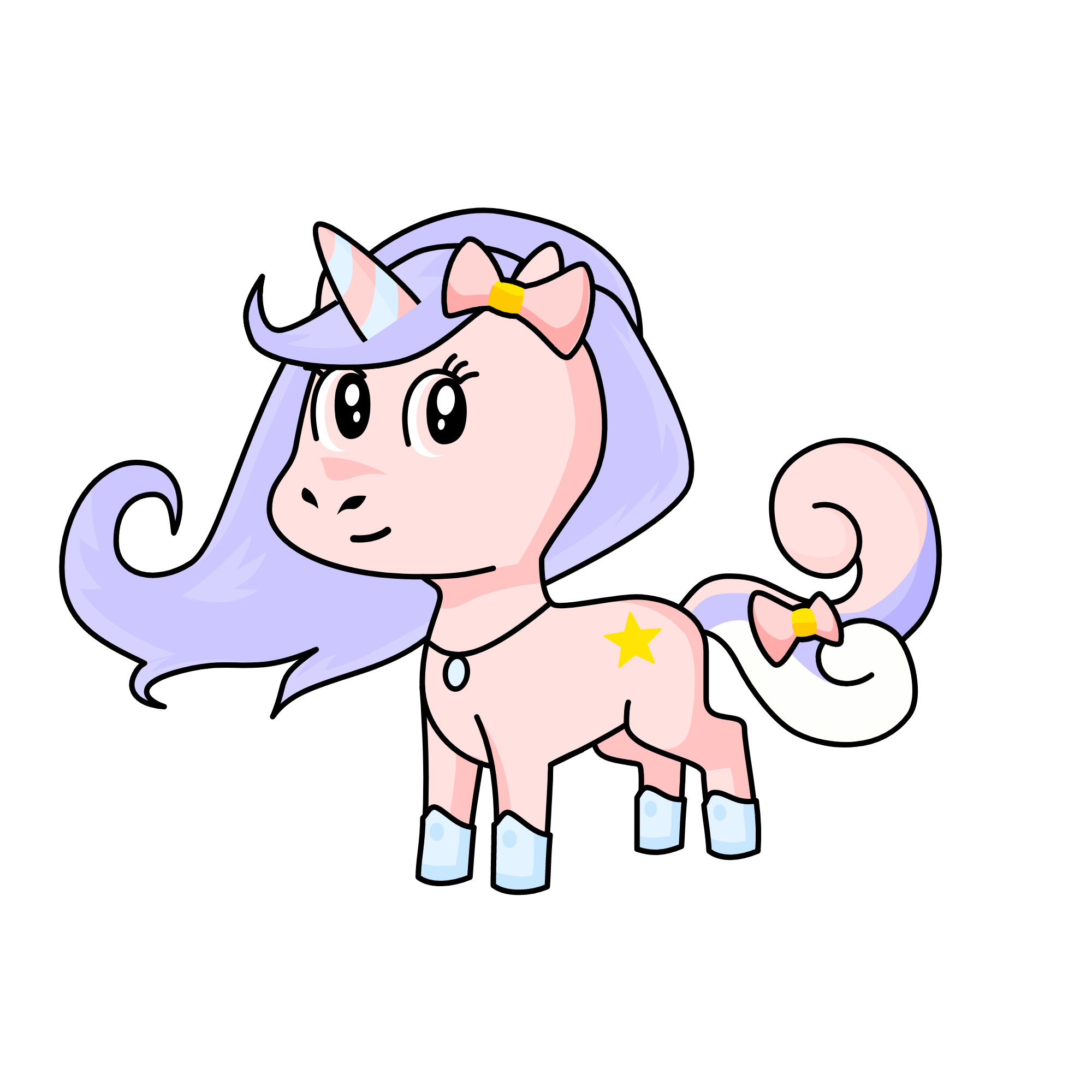 Pinky, the unicorn