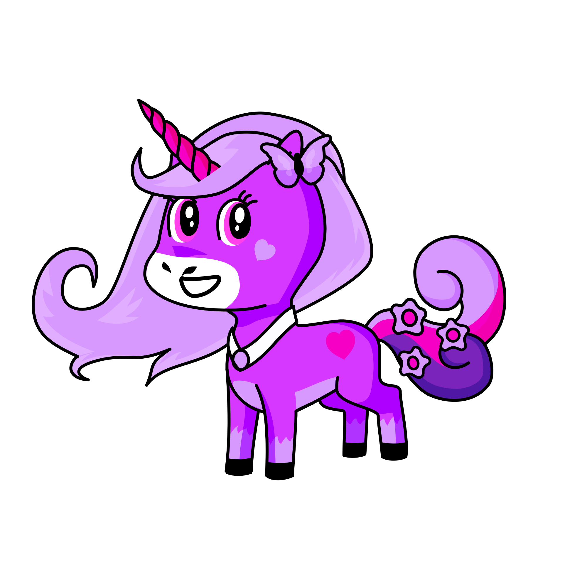 Sky, the unicorn