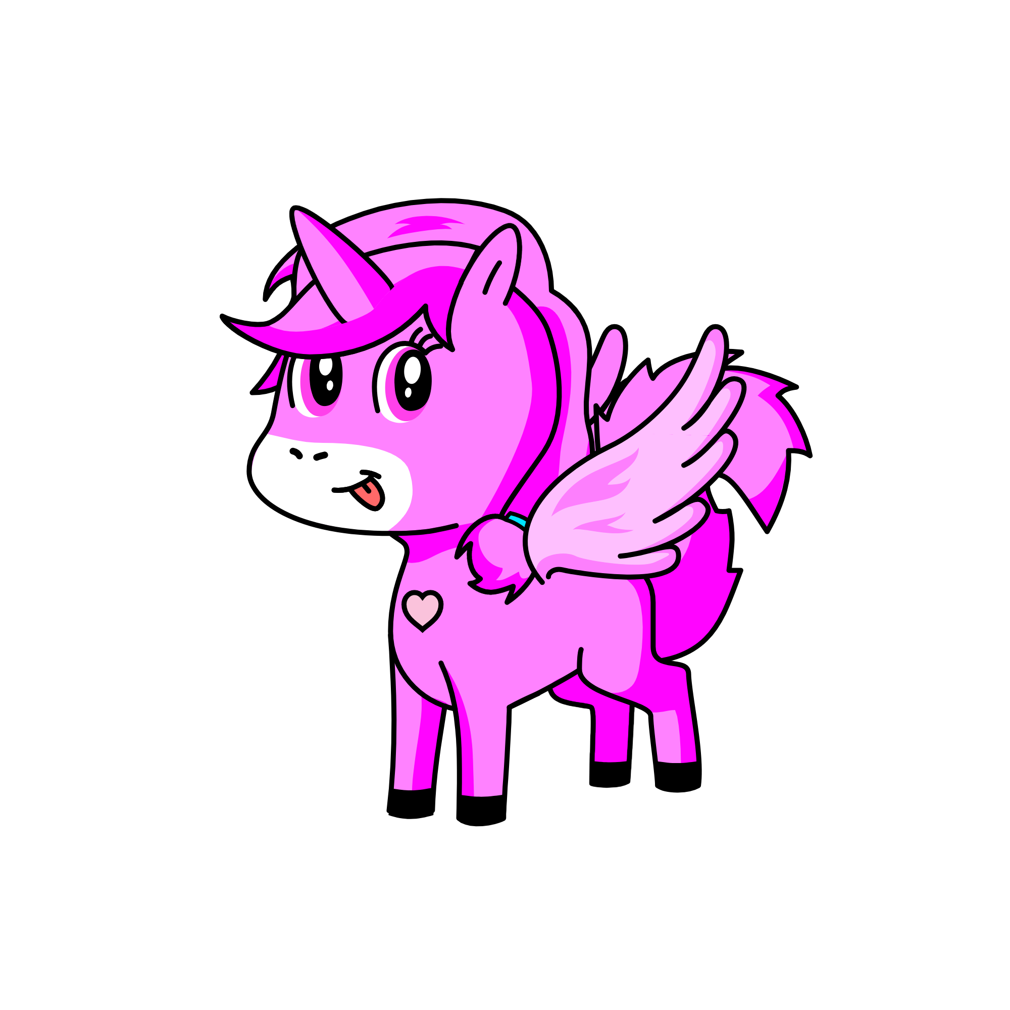 goku girl, the unicorn