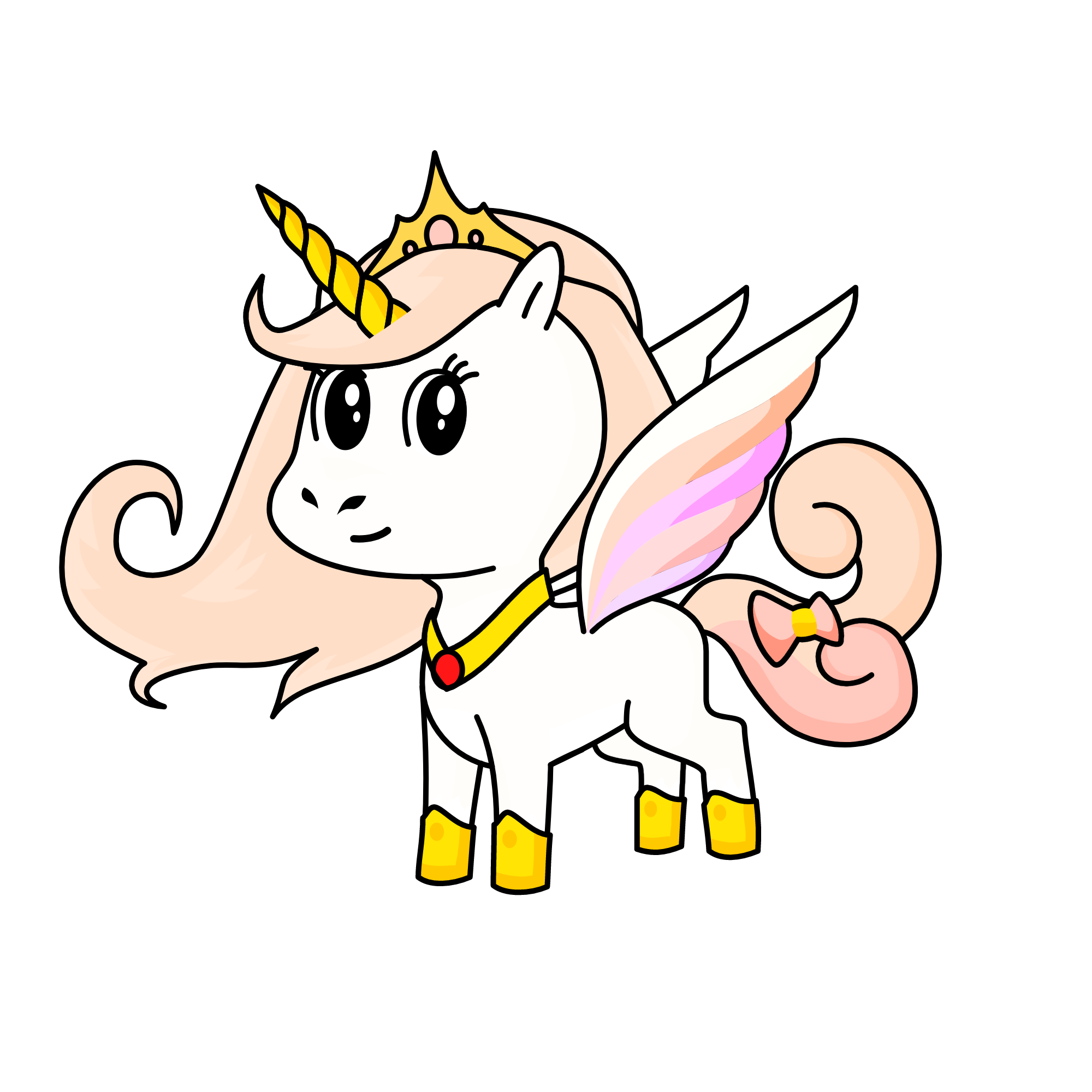 Pinky, the unicorn