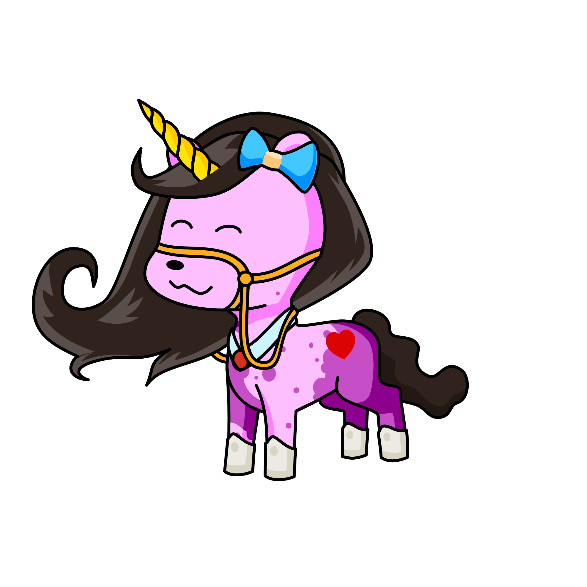rose, the unicorn