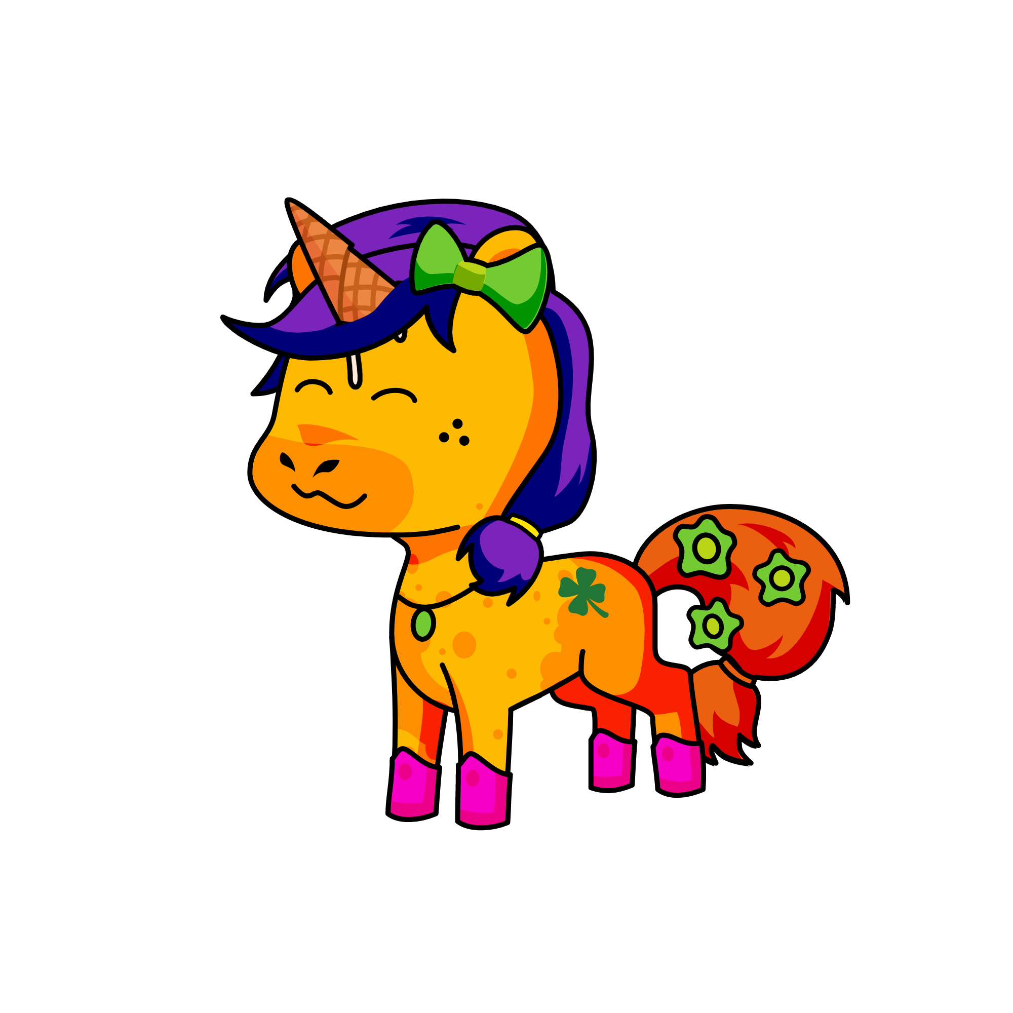 gliterymooppoo, the unicorn