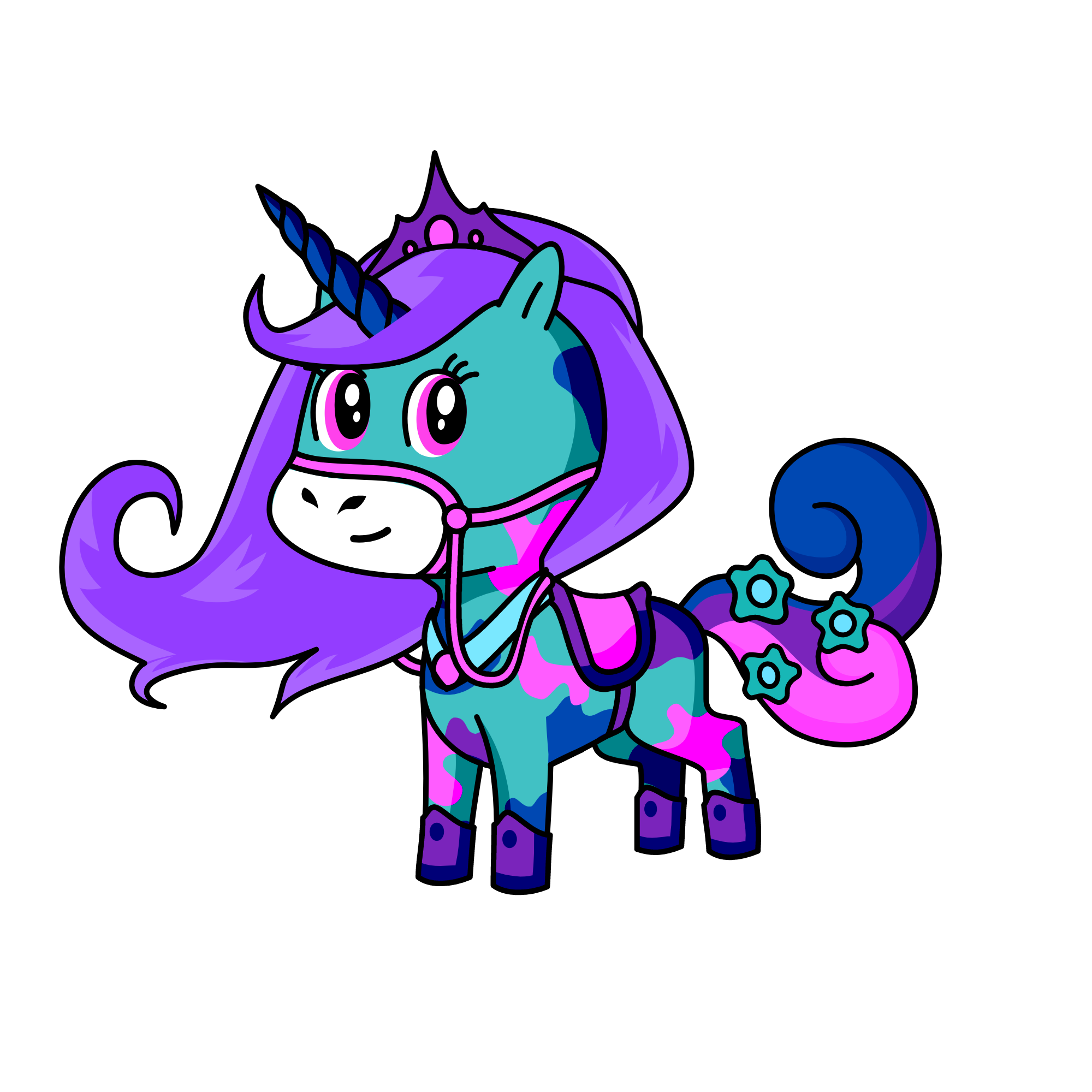 pinky , the unicorn