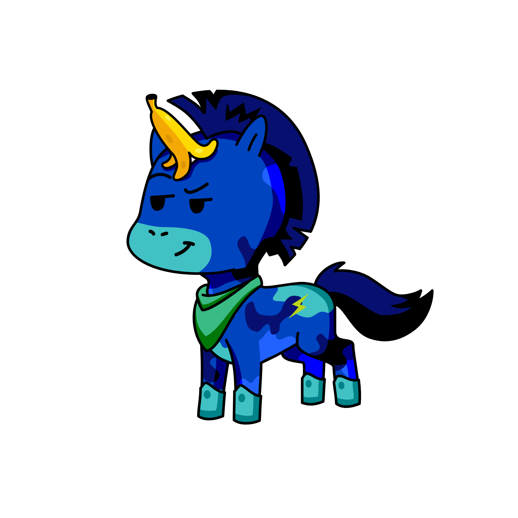 bluberberry, the unicorn