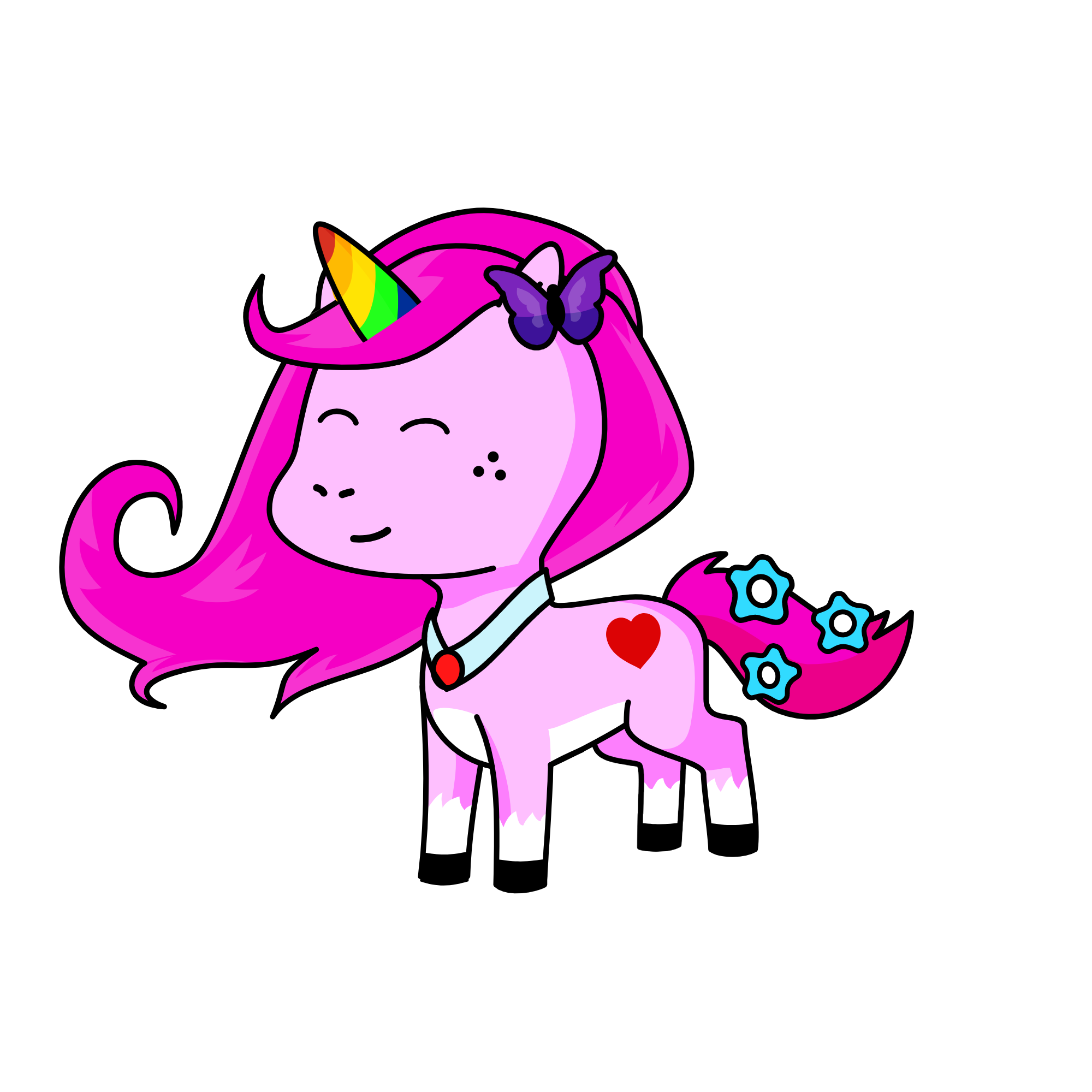 tik tok princess, the unicorn