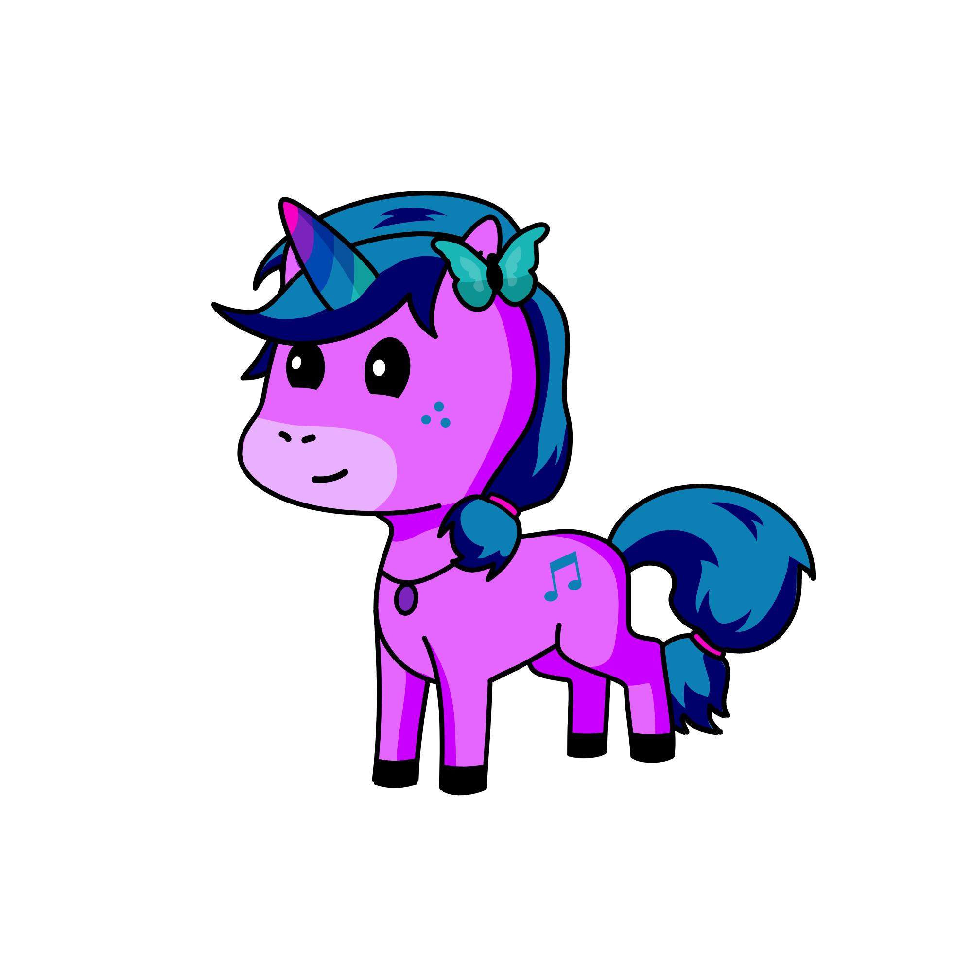 Emmy Loo, the unicorn