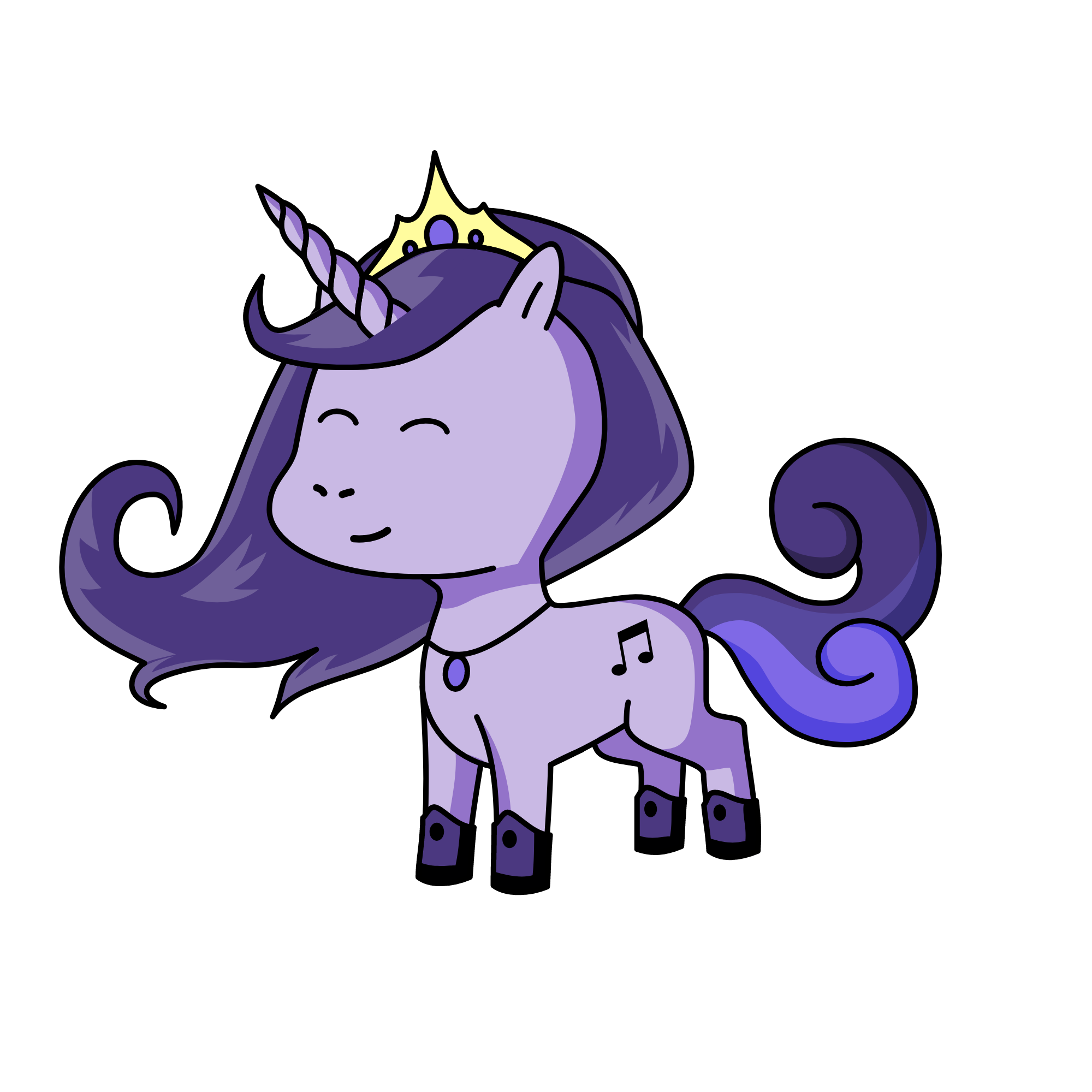 Princess Musa, the unicorn
