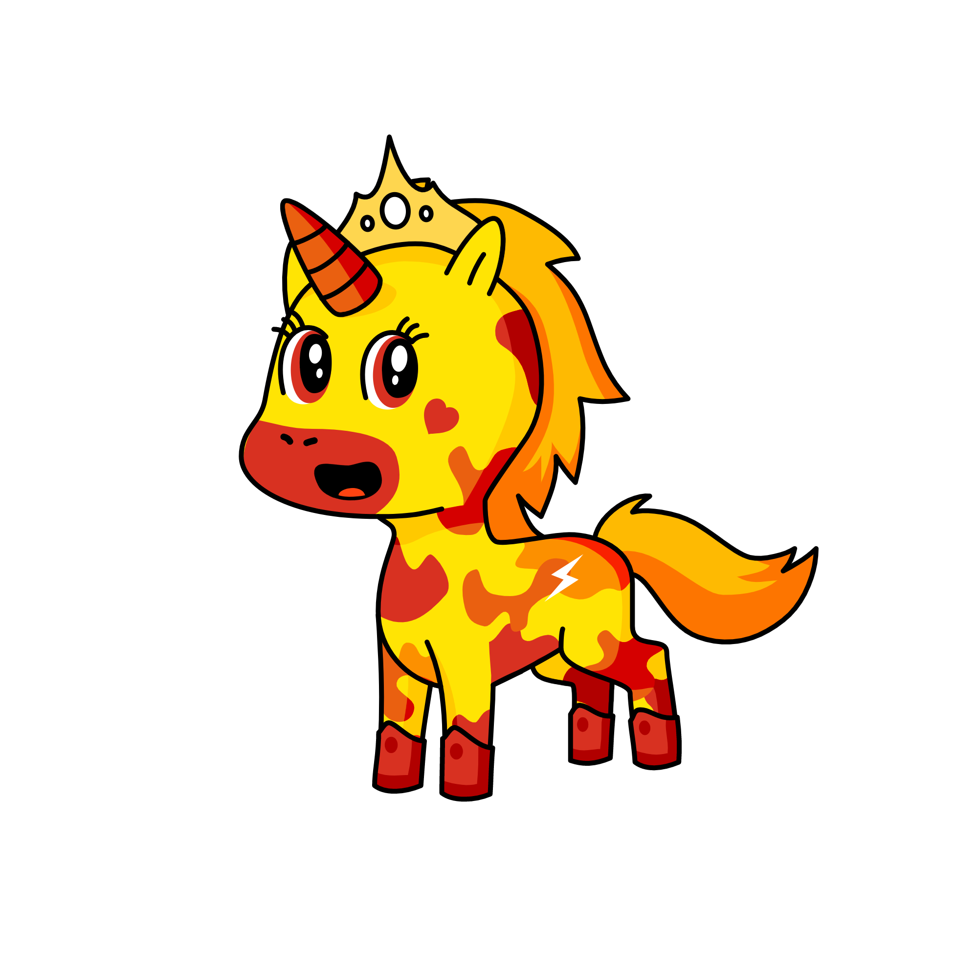 fire, the unicorn