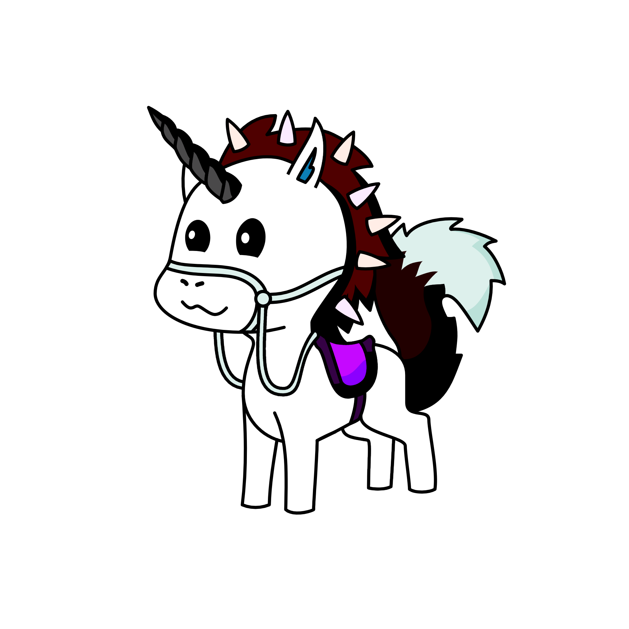 moonlight, the unicorn