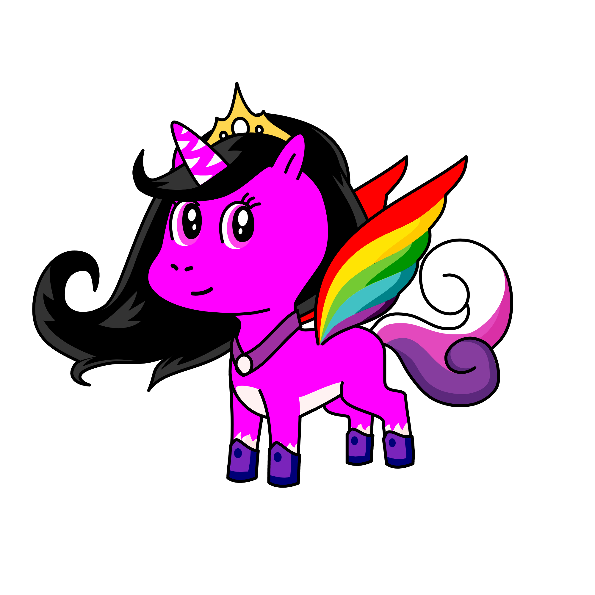 Pinky, the unicorn