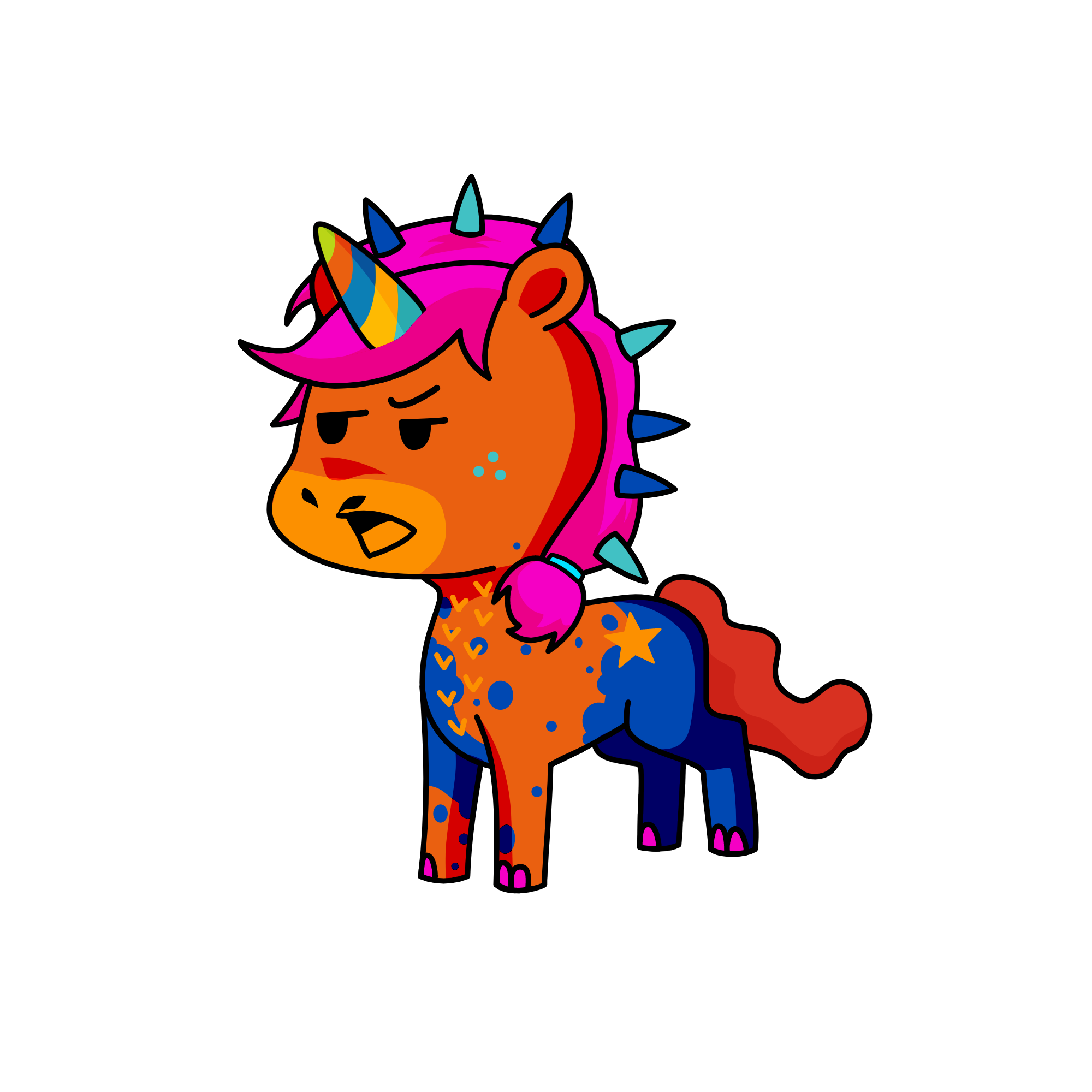 dummy, the unicorn