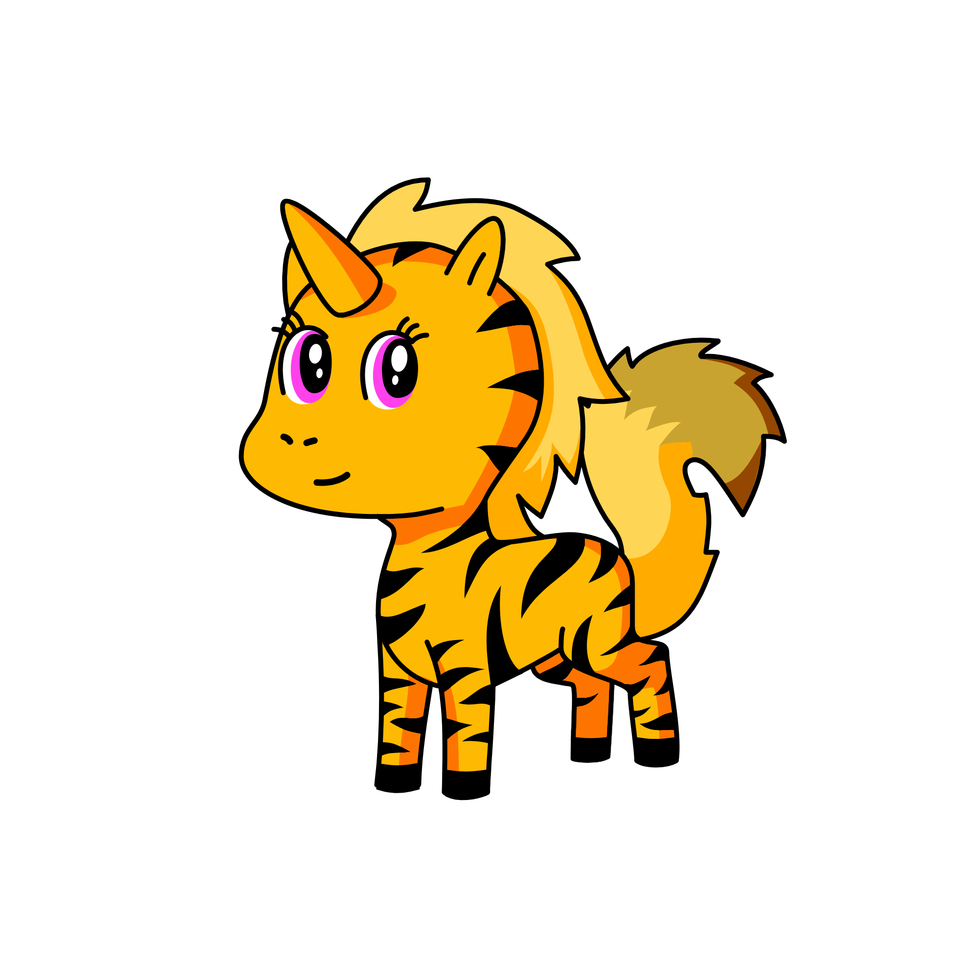 Tiger (half unicorn half fox), the unicorn