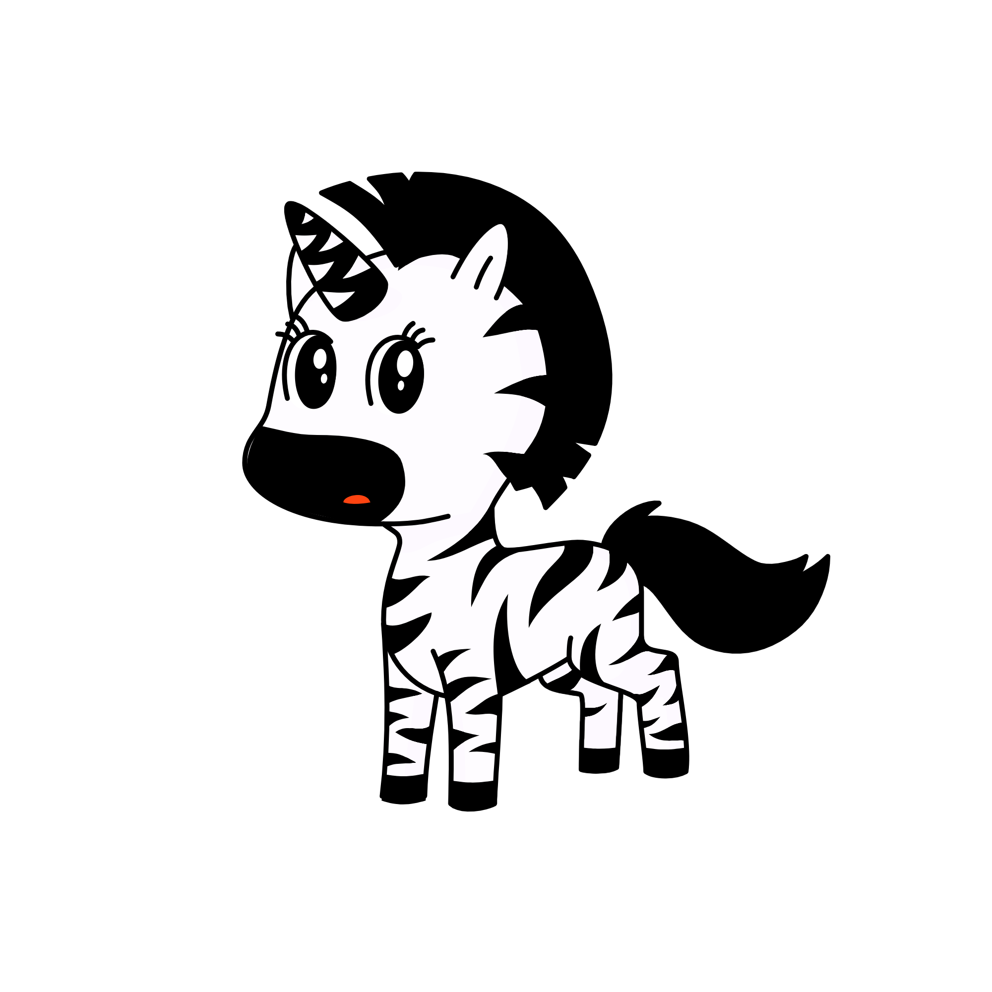 Normal Zebra, the unicorn